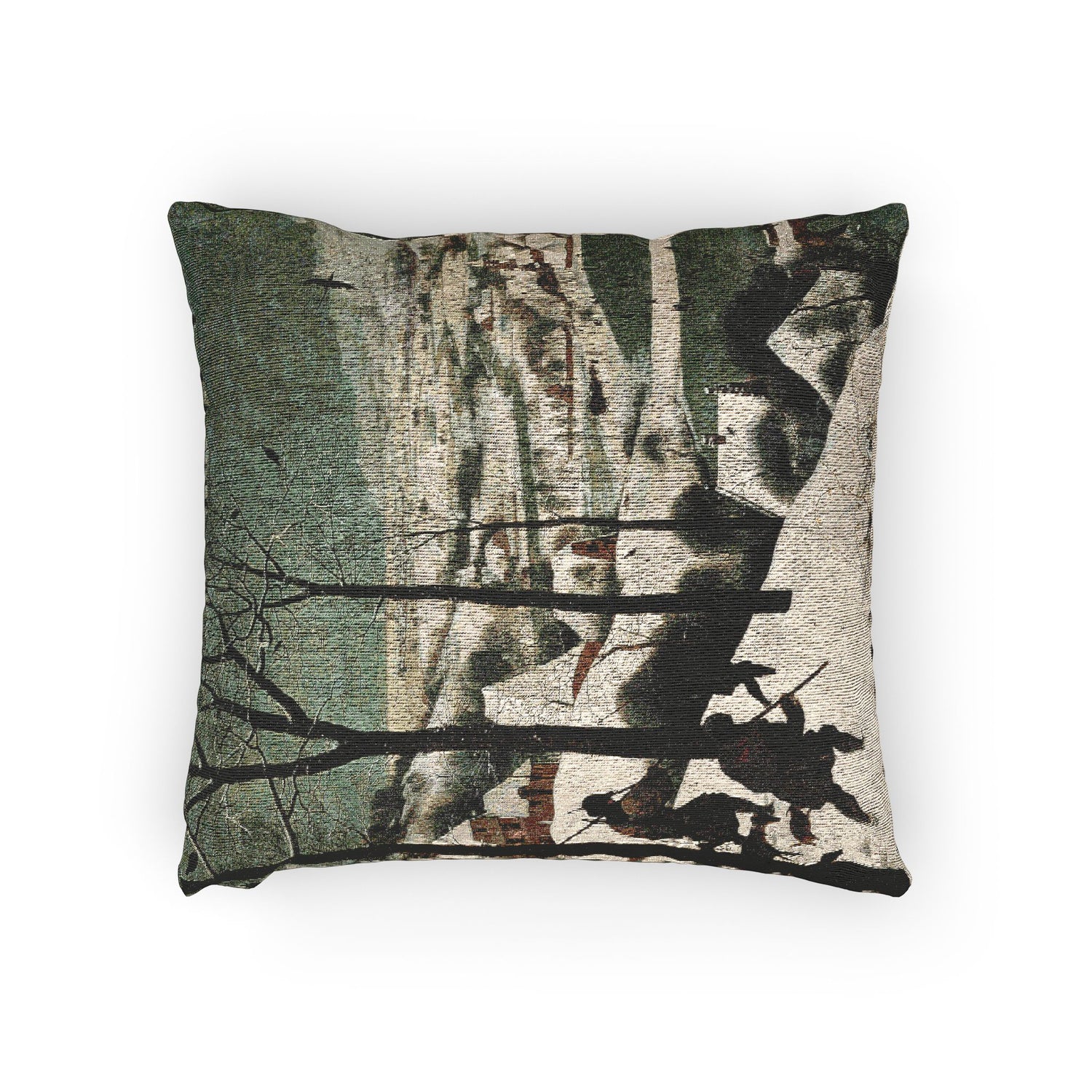 Hunters in the Snow - Pieter Bruegel the Elder Pillow
