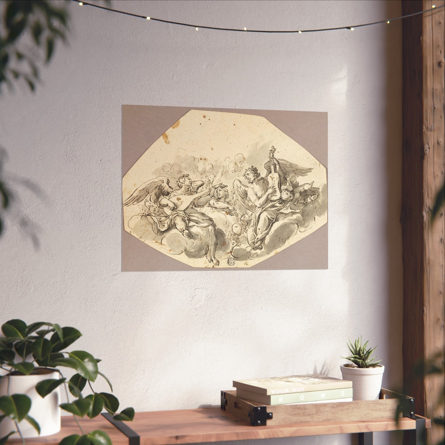 Musician Angels - Giovanni Battista Tiepolo Fine Art Poster