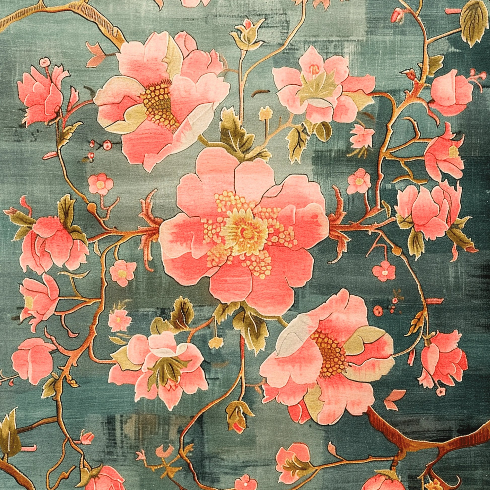 Blushing Sakura Hand Tufted Rug