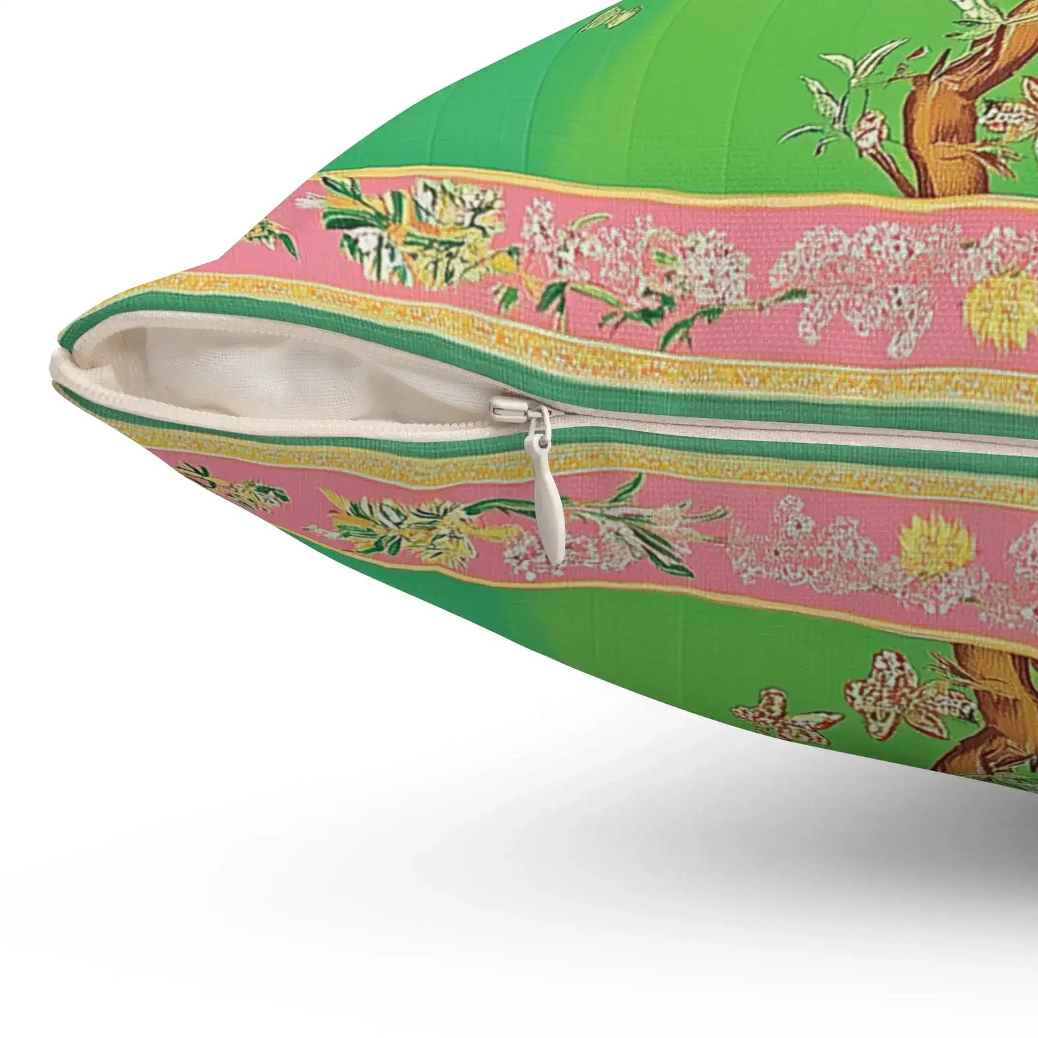 Orchard Aviary Bloom Throw Pillow