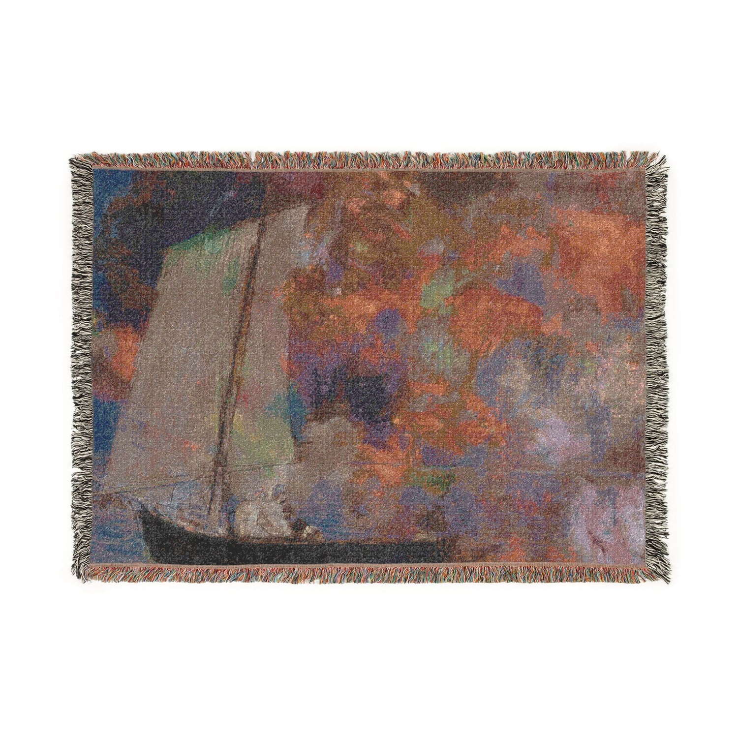 Flower Clouds - Odilon Redon Tapestry Blanket