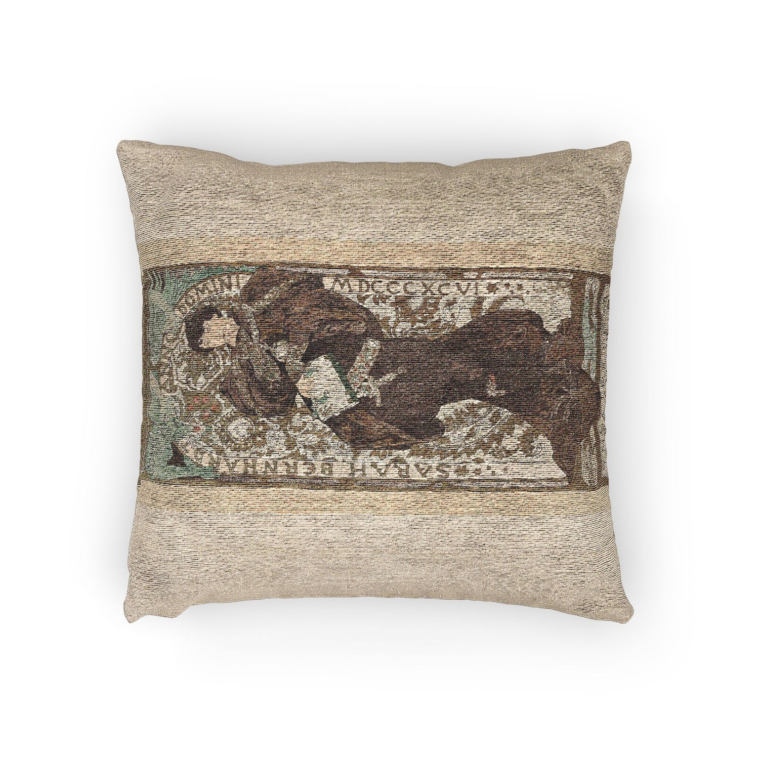 Lorenzaccio Sarah Bernhardt - Alphonse Mucha Pillow