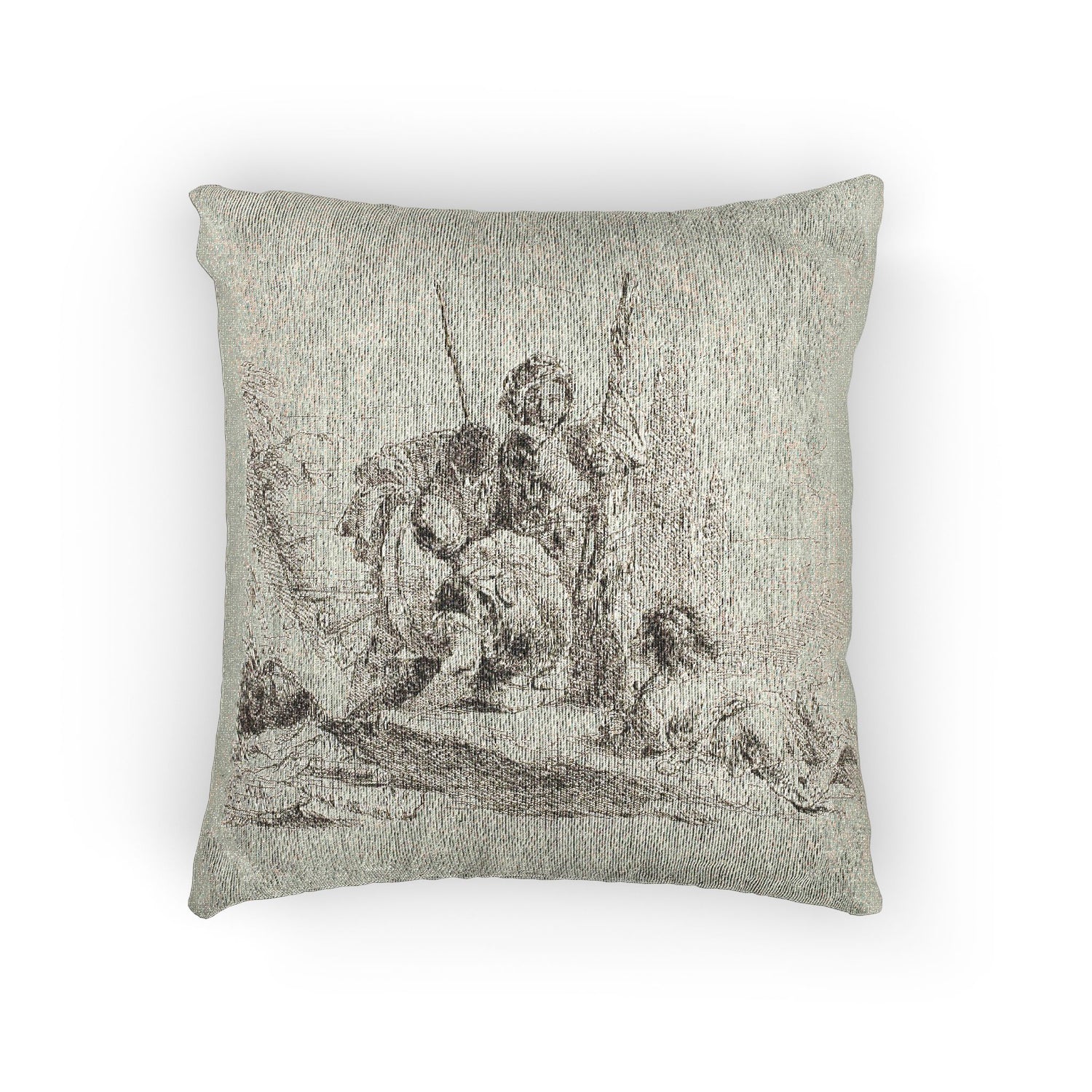 Three Soldiers and a Boy - Giovanni Battista Tiepolo Pillow
