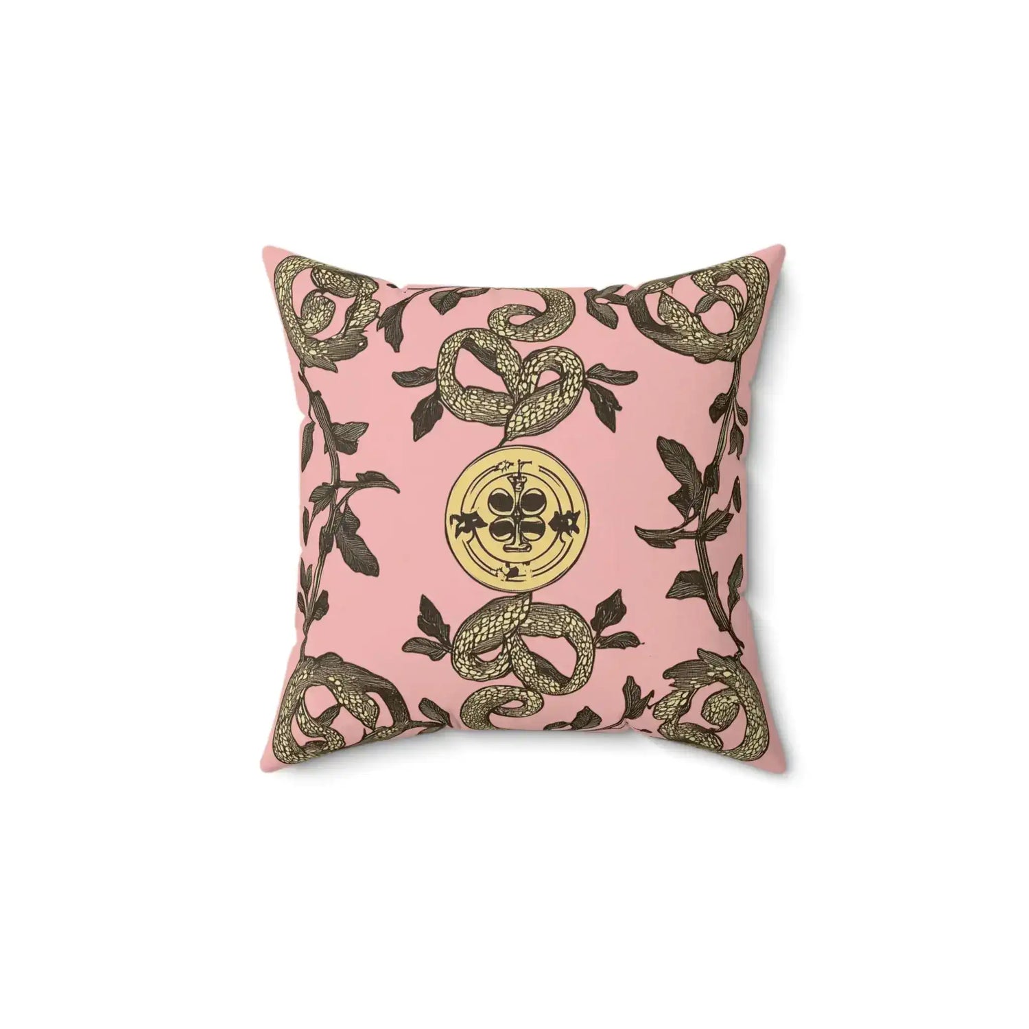 Serpentine Sigil Throw Pillow