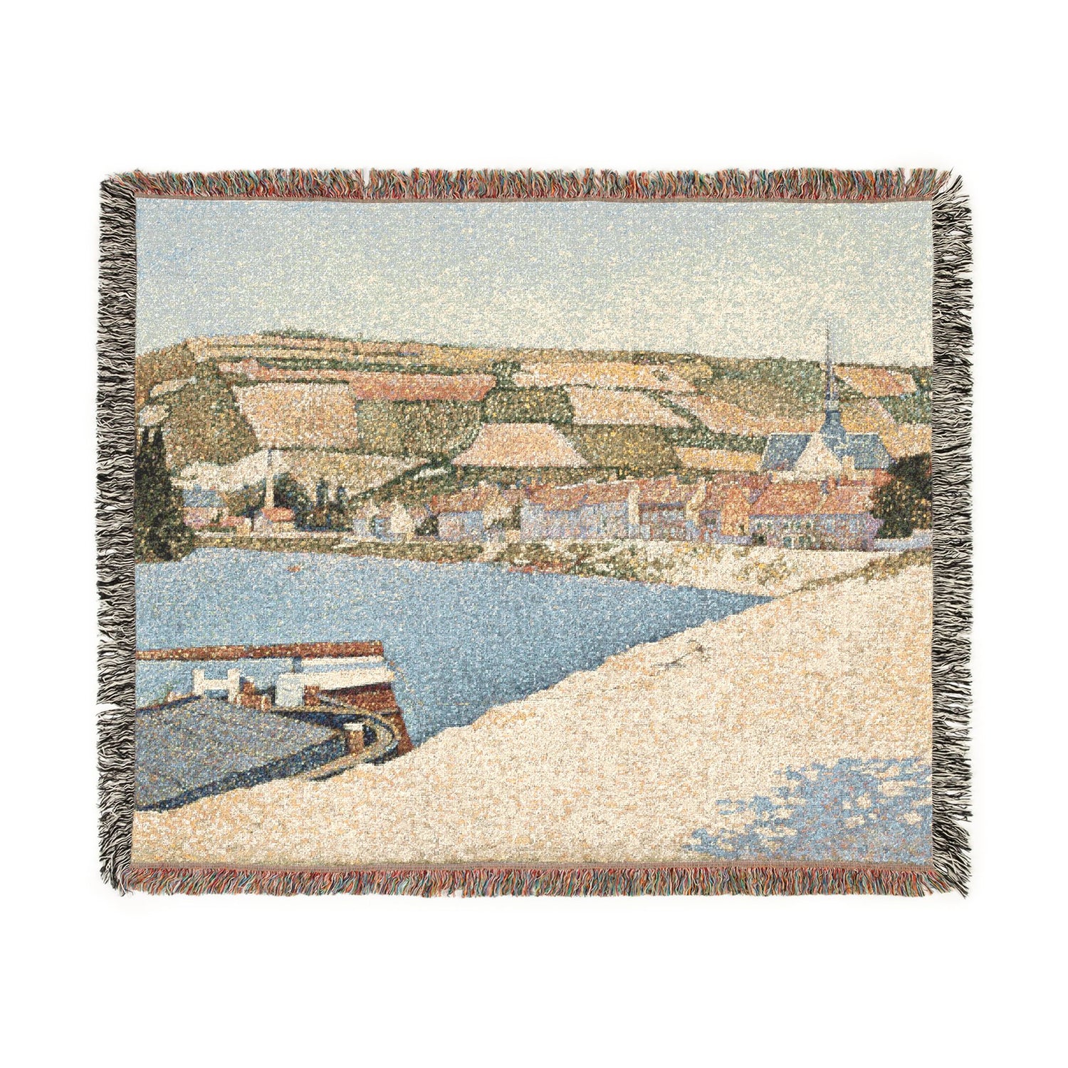 Les Andelys, Côte d'Aval - Paul Signac Tapestry Blanket
