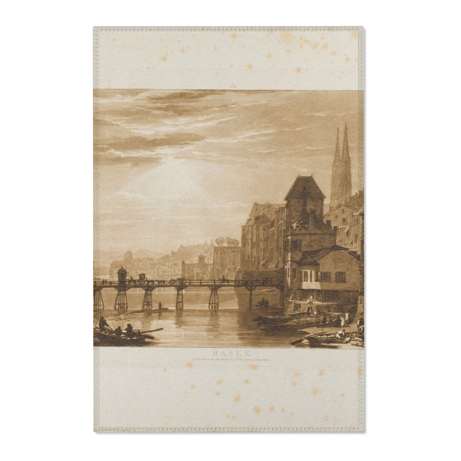Basle - Joseph Mallord William Turner Area Rug