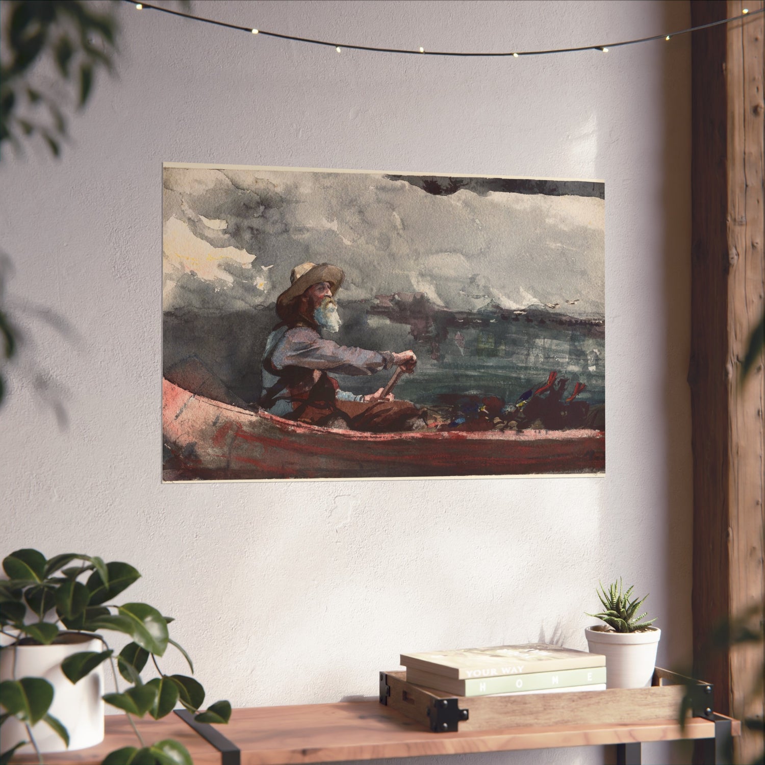 Adirondacks Guide - Winslow Homer Fine Art Poster