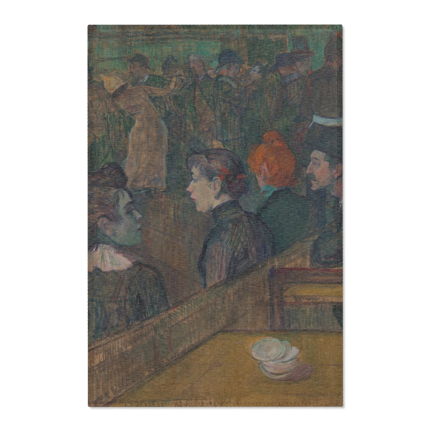 Moulin de la Galette - Henri de Toulouse-Lautrec Area Rug
