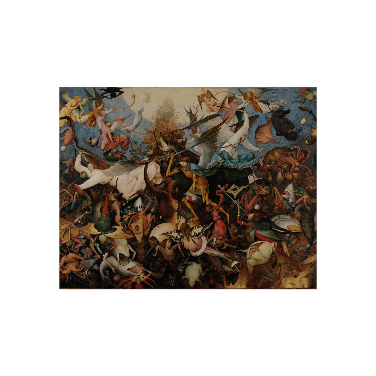 The Fall of the Rebel Angels - Pieter Bruegel the Elder Fine Art Poster