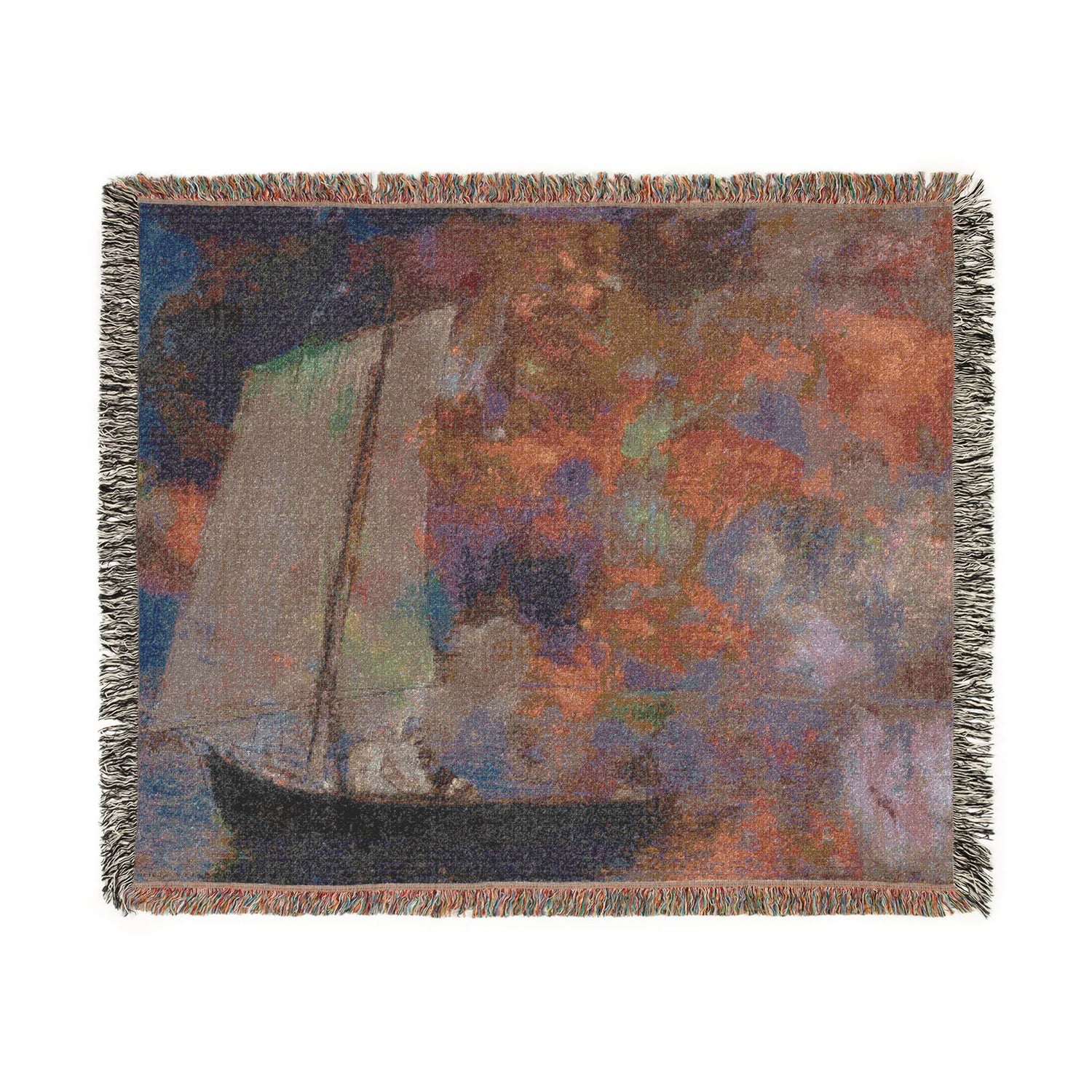 Flower Clouds - Odilon Redon Tapestry Blanket