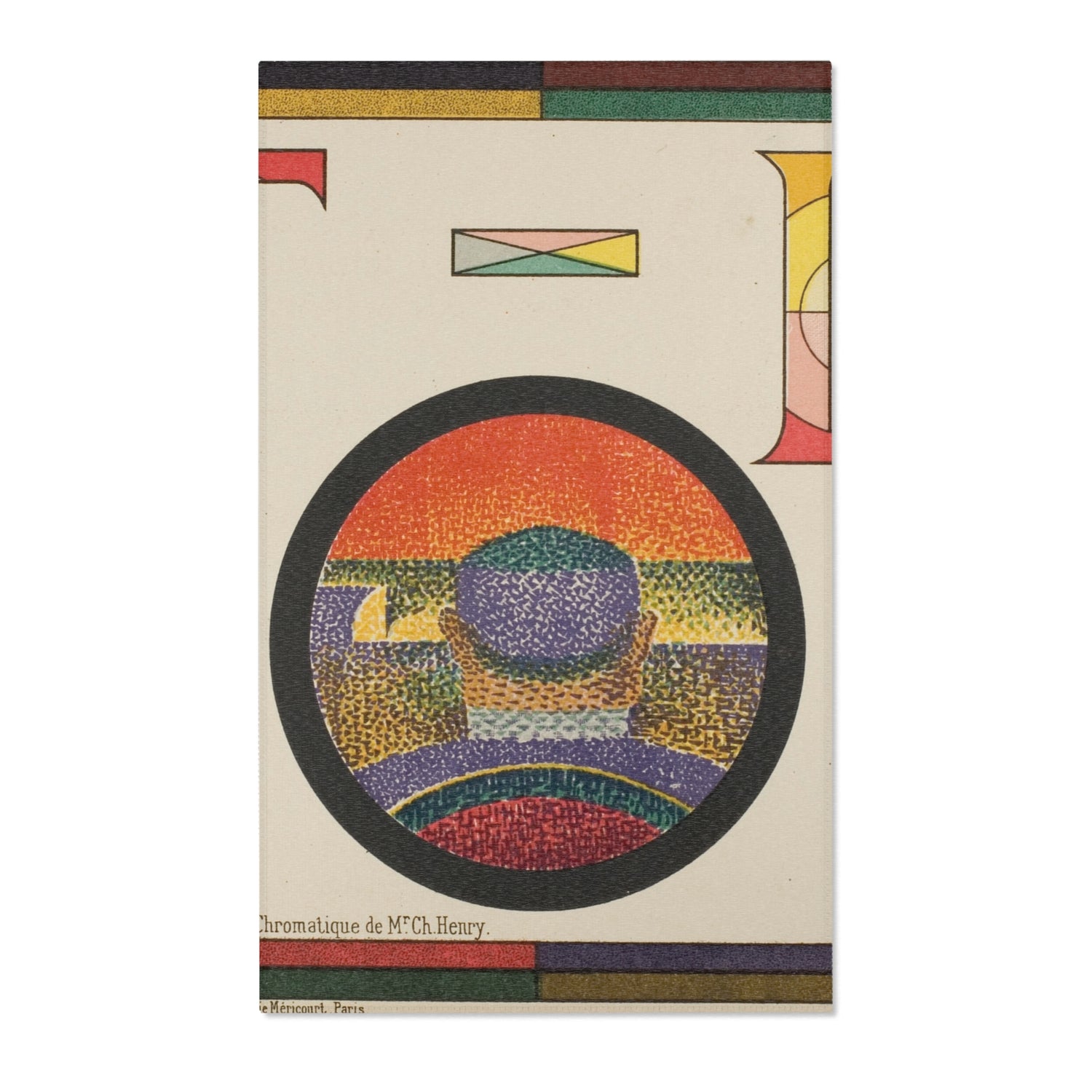 Chromatic Circle - Paul Signac Area Rug
