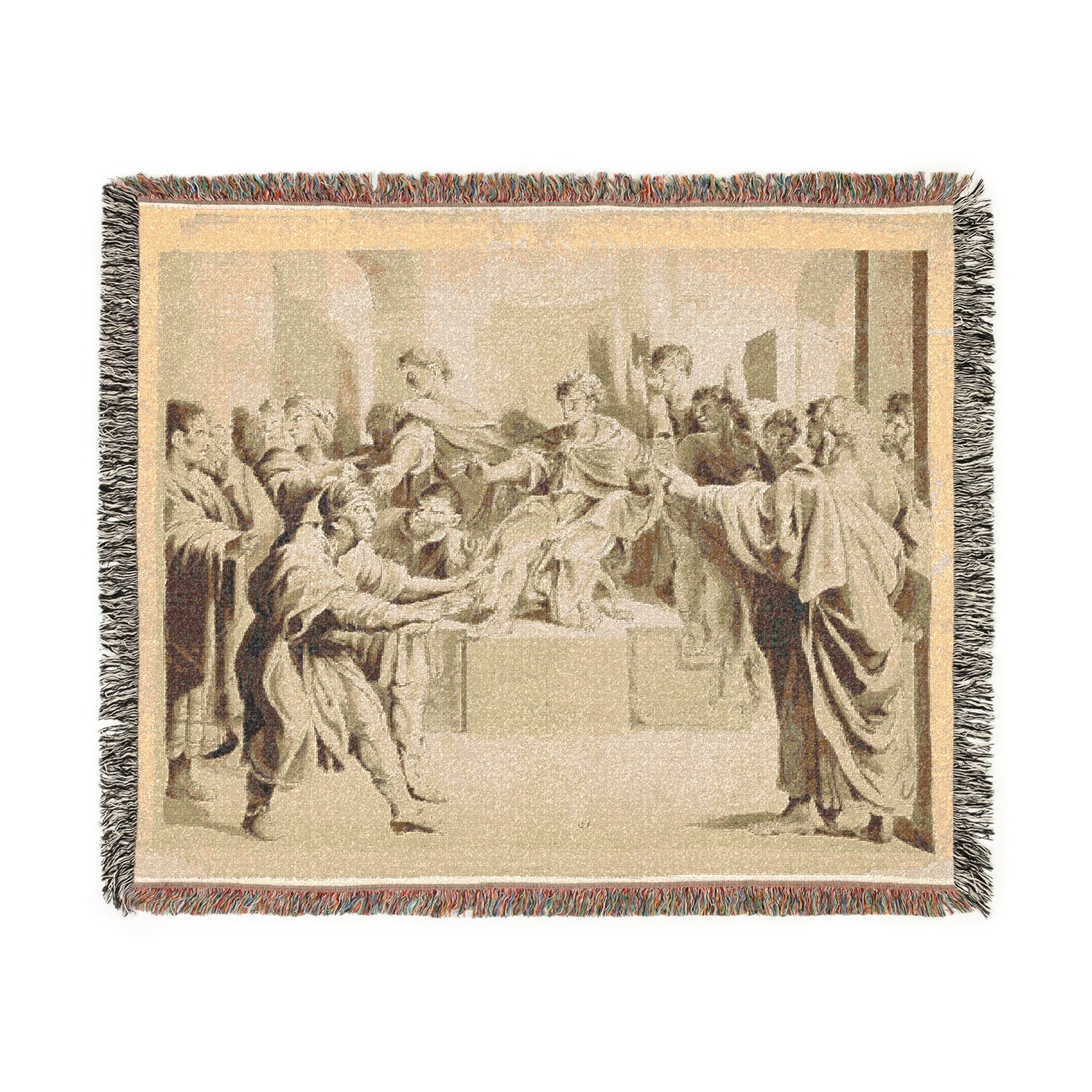 Blinding of Elymas - John Constable Tapestry Blanket