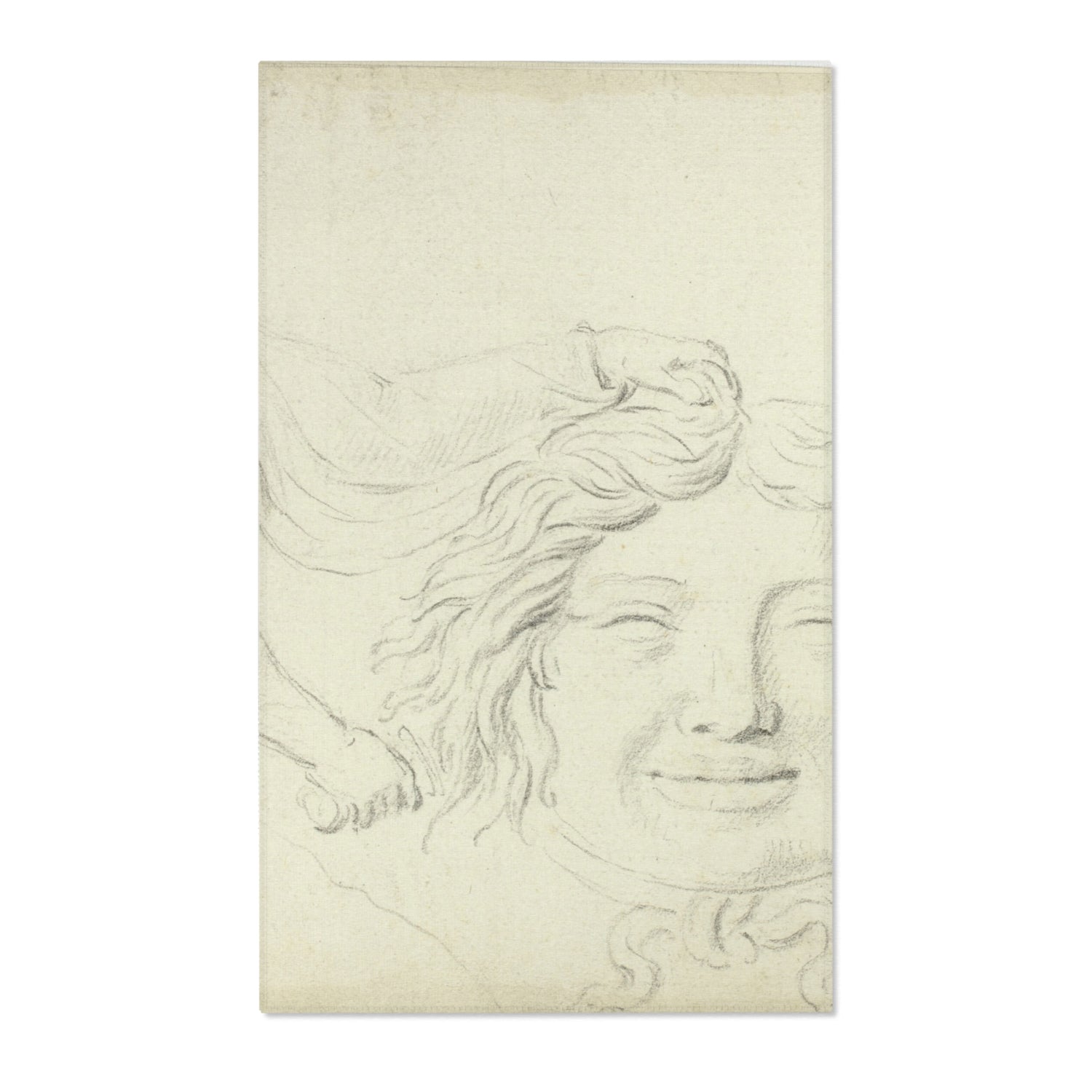 Perseus and the Gorgon's Head - Jacques Louis David Area Rug