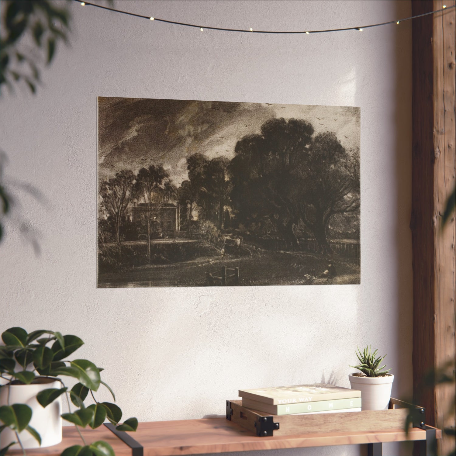 Frontispiece to Mr. Constable's English Landscape - David Lucas Fine Art Poster