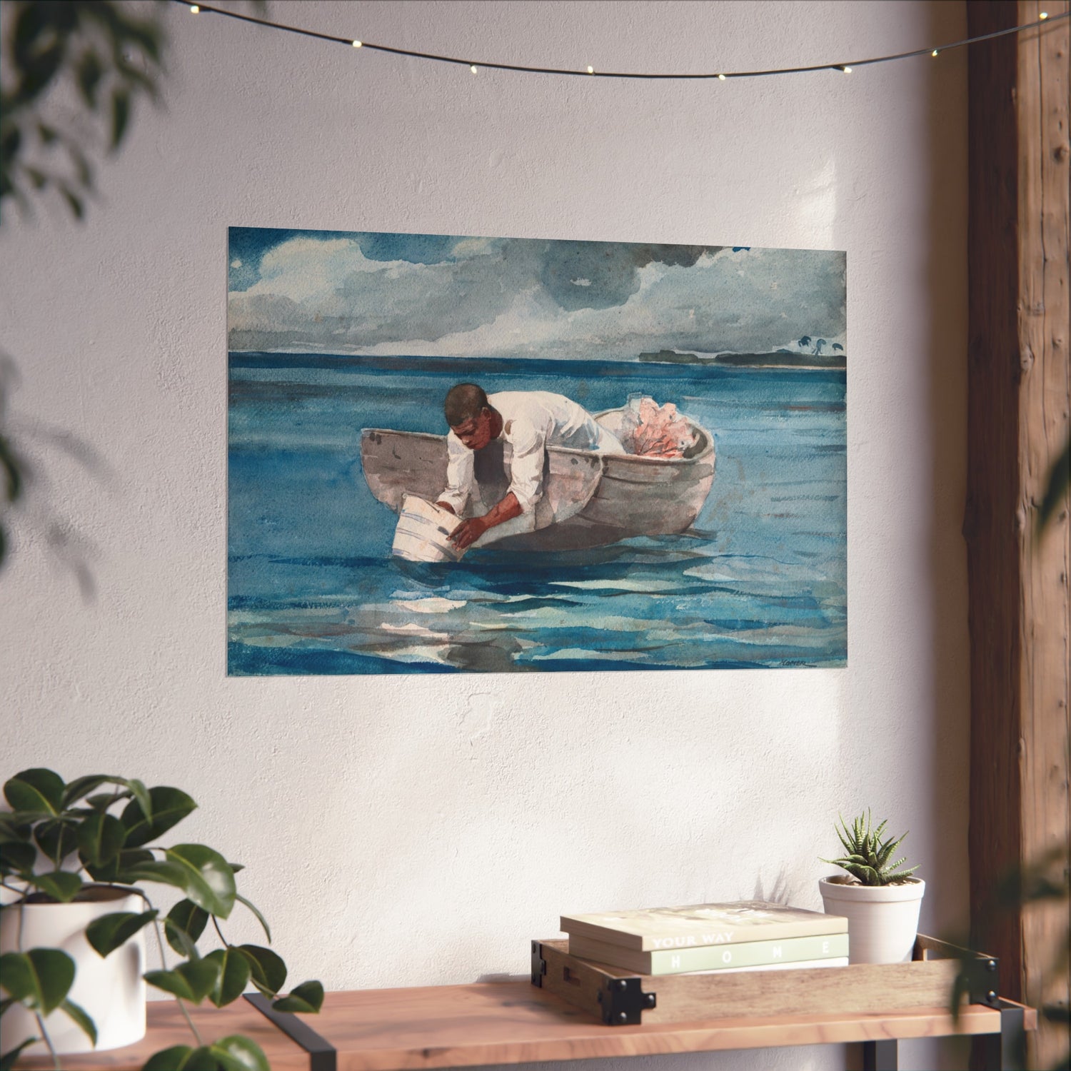 The Water Fan - Winslow Homer Fine Art Poster