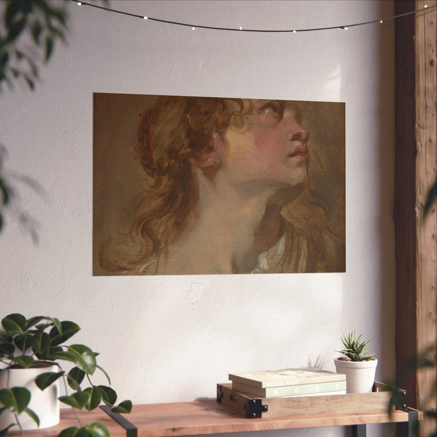 Head of a Girl - Anthony van Dyck Fine Art Poster
