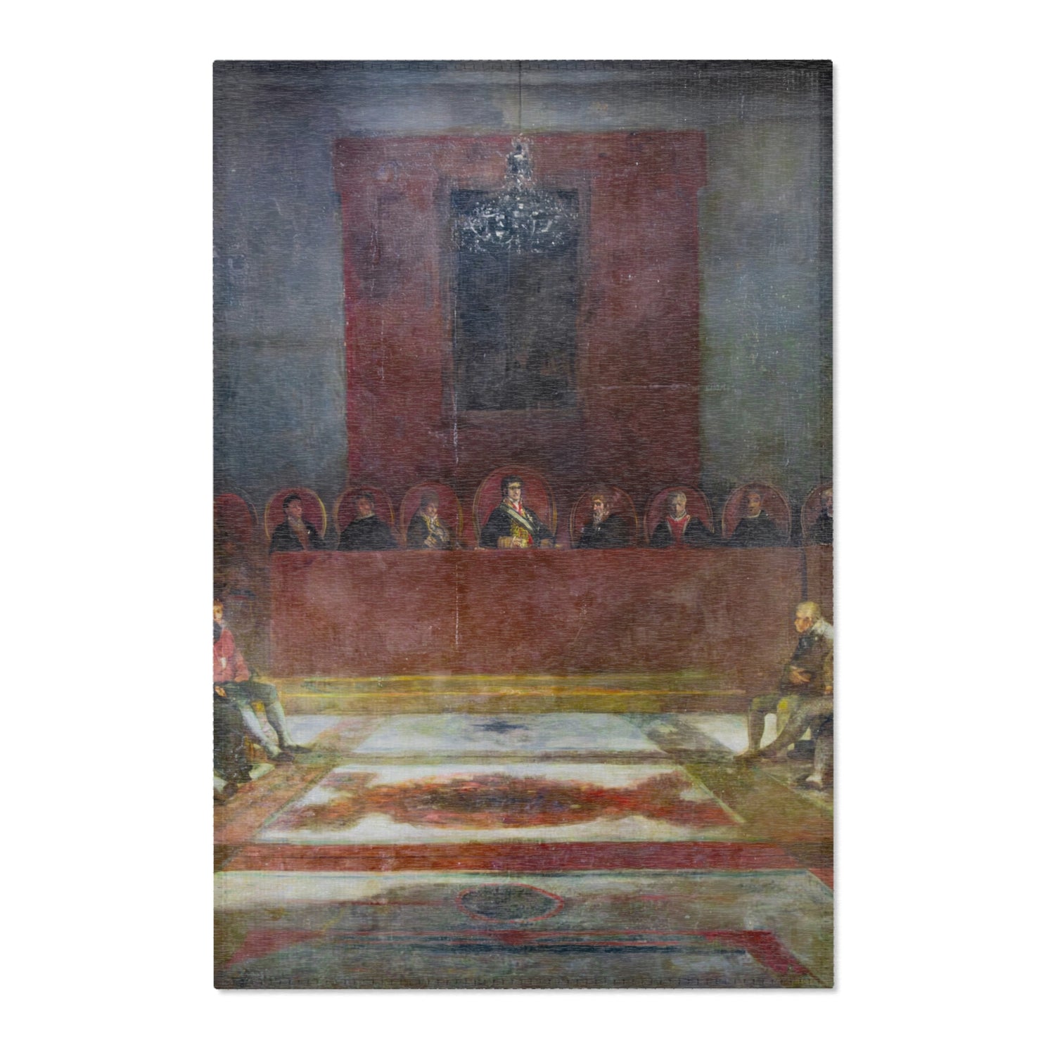La Junte des Philippines - Francisco de Goya Area Rug