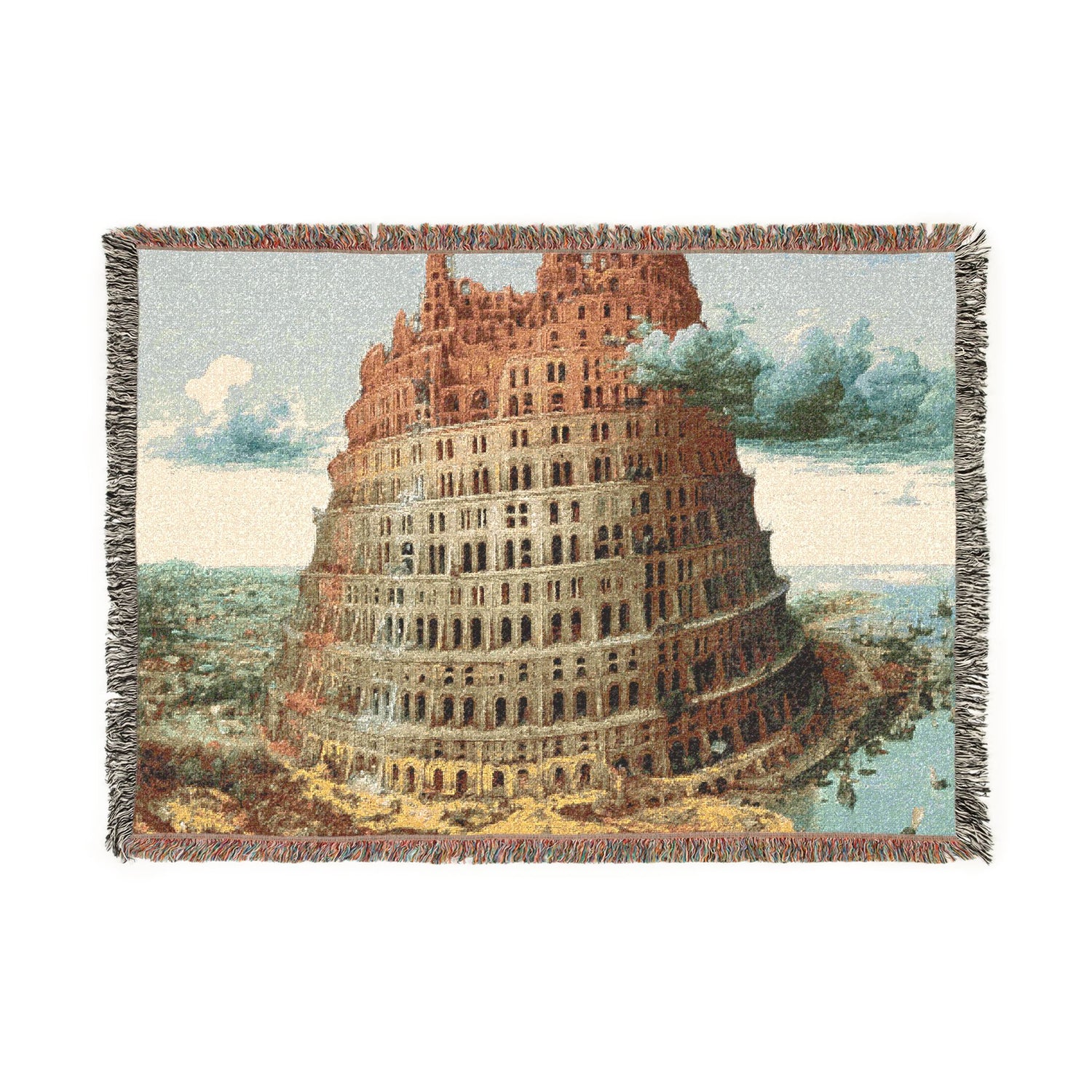 The Tower of Babel - Pieter Bruegel the Elder Tapestry Blanket