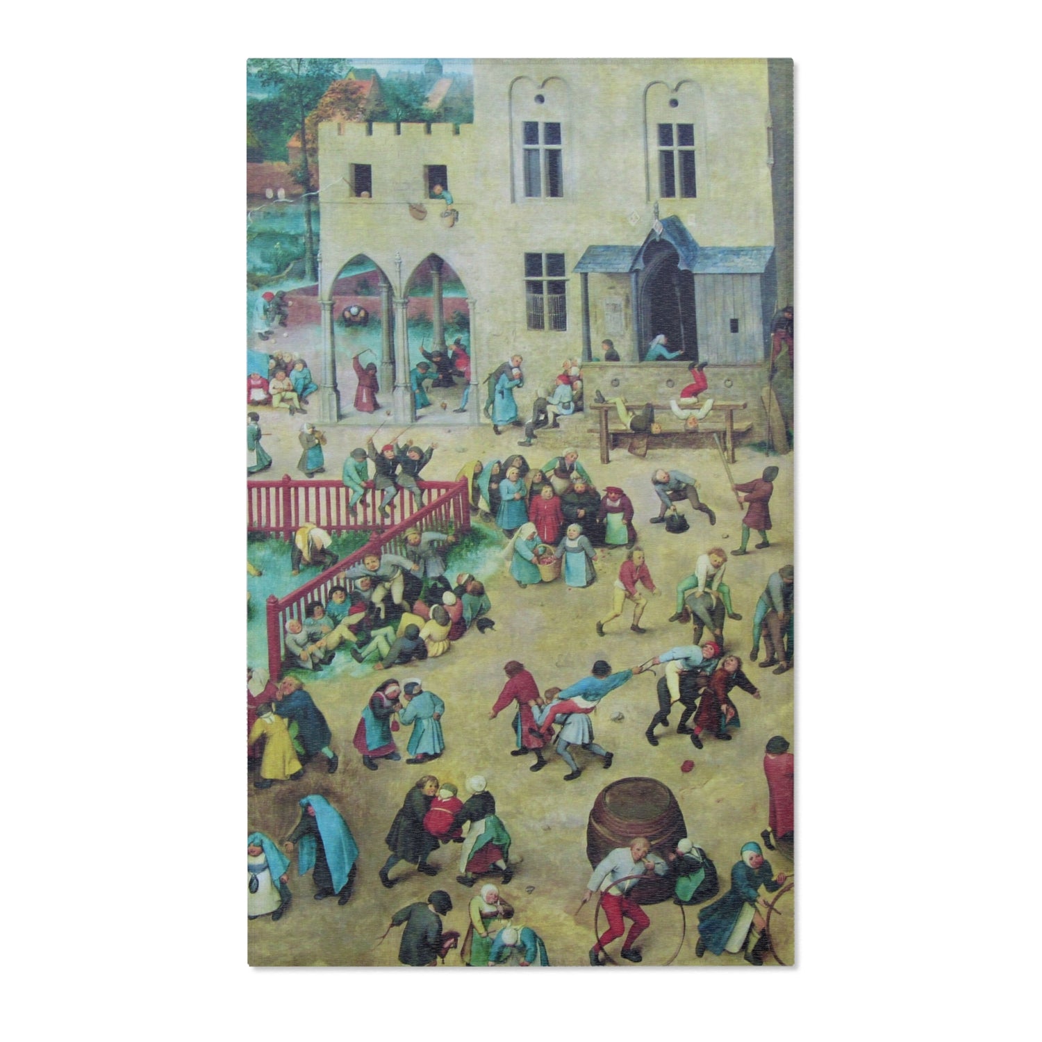 Children's Games - Pieter Bruegel the Elder Area Rug