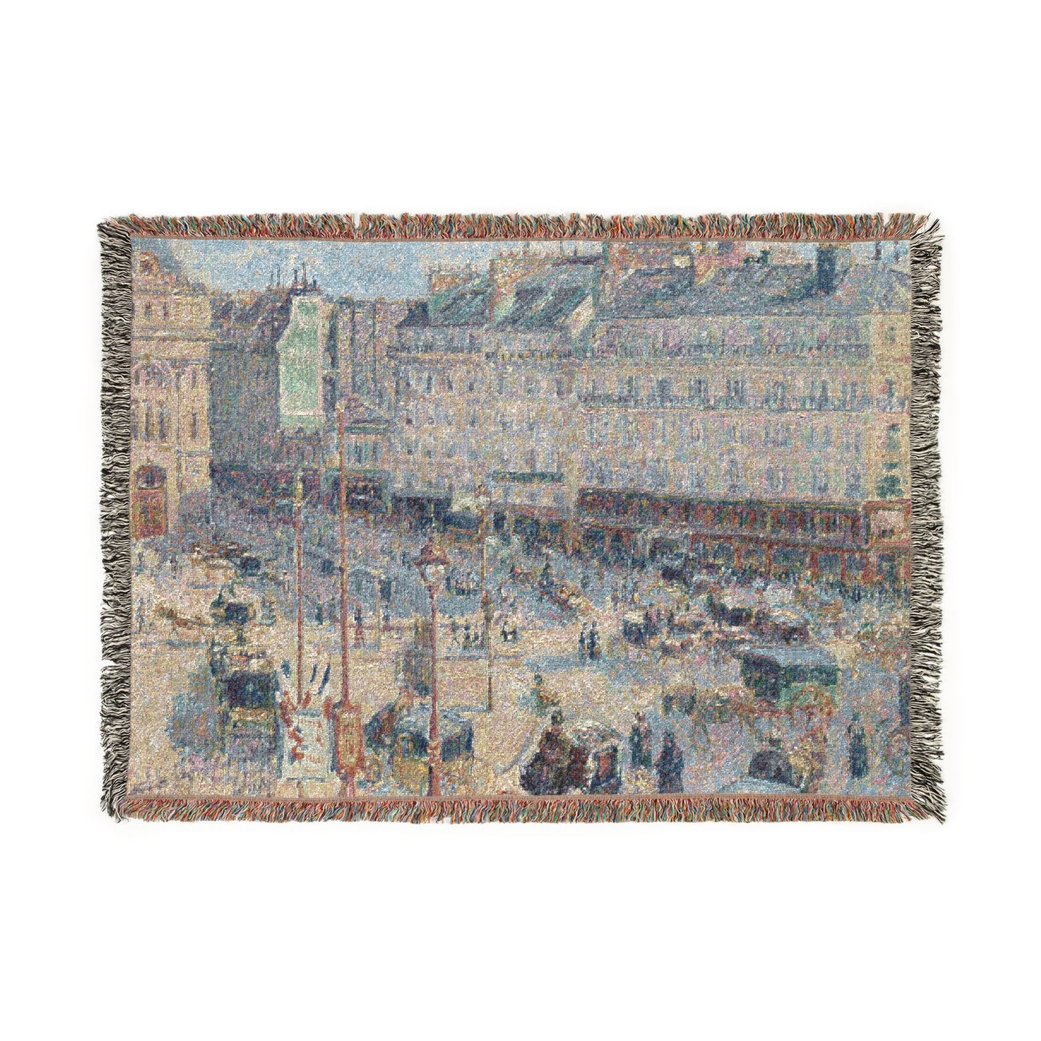 The Place du Havre, Paris - Camille Pissarro Tapestry Blanket