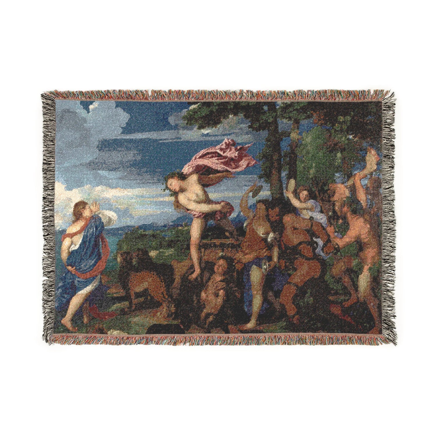 Bacchus and Ariadne - Titian Tapestry Blanket