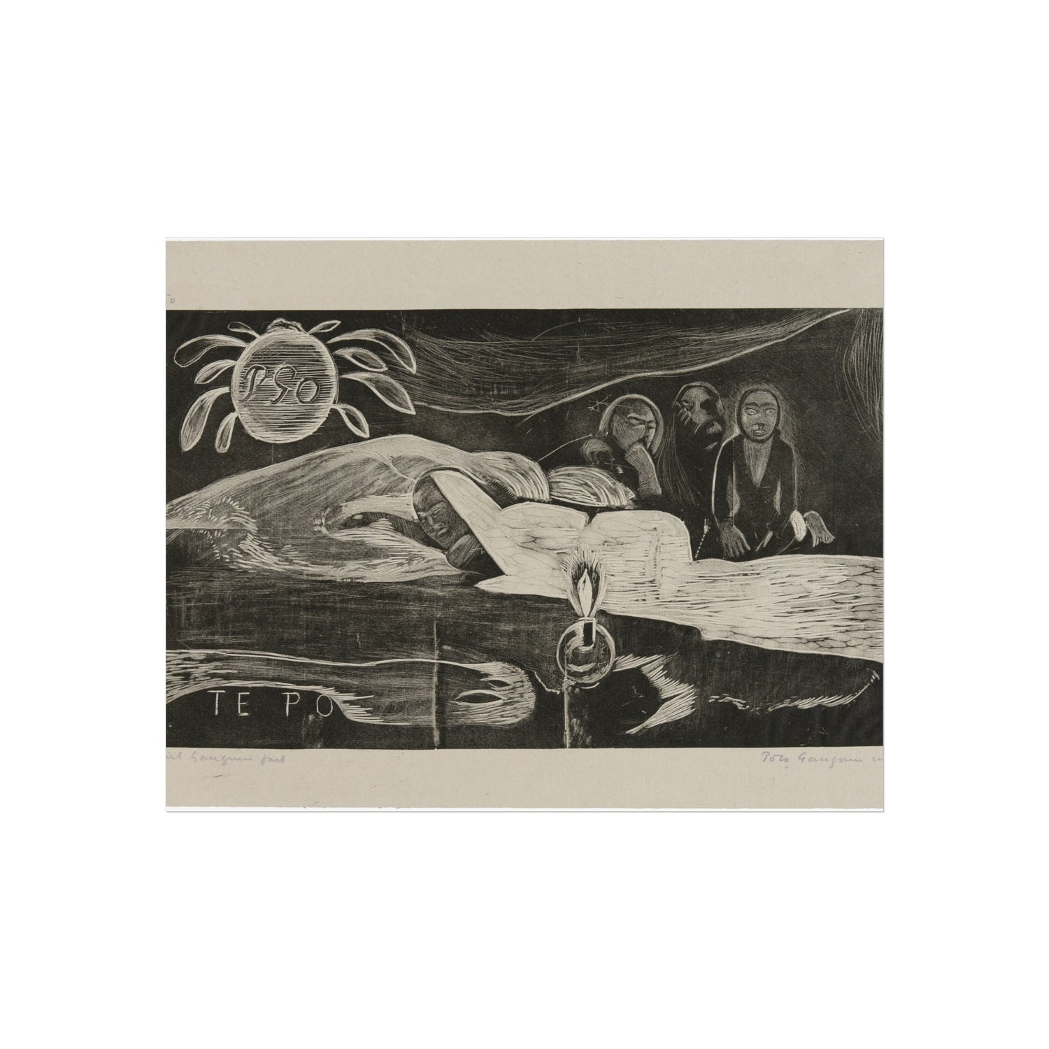 Paul Gauguin - Te po (The Night), from the Noa Noa Suite | Fine Art Poster