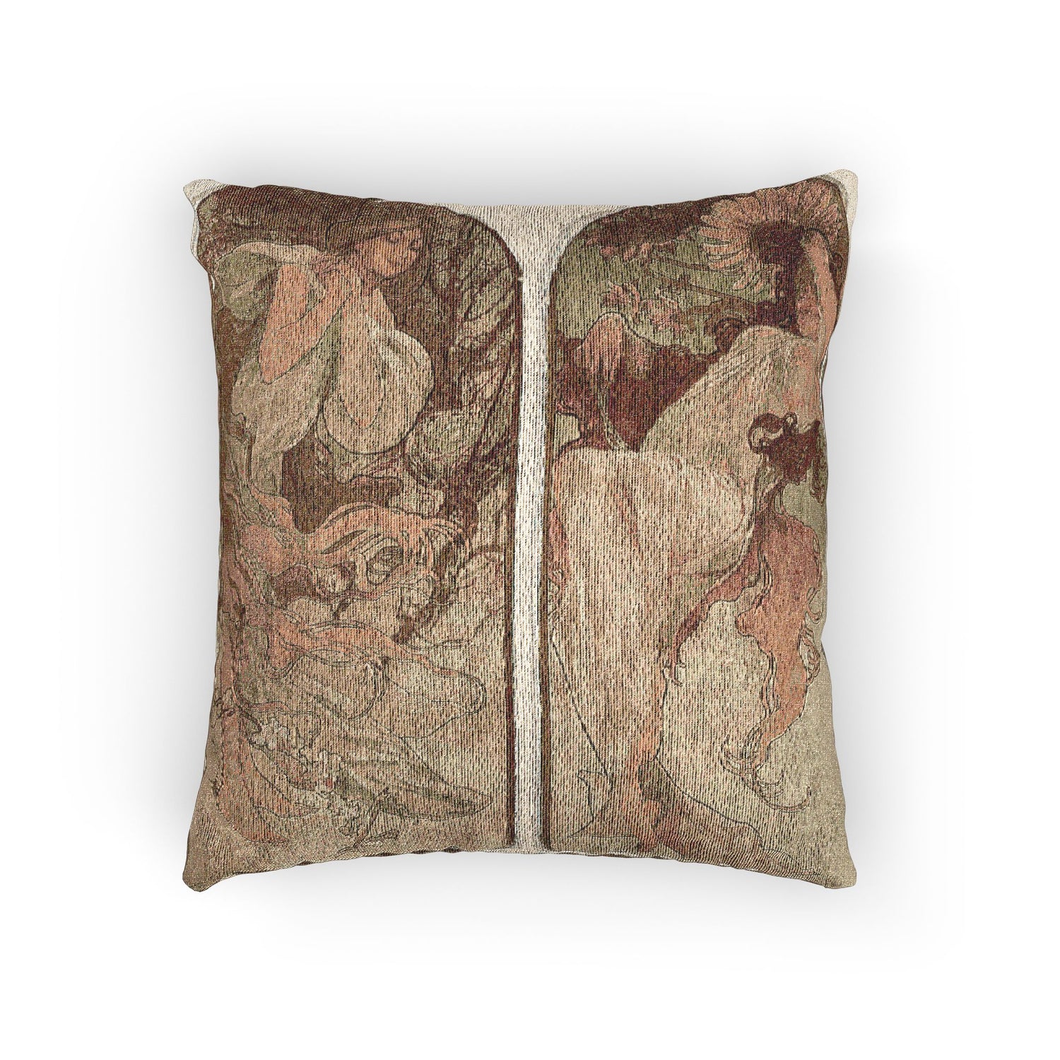 The Seasons - Alphonse Mucha Pillow