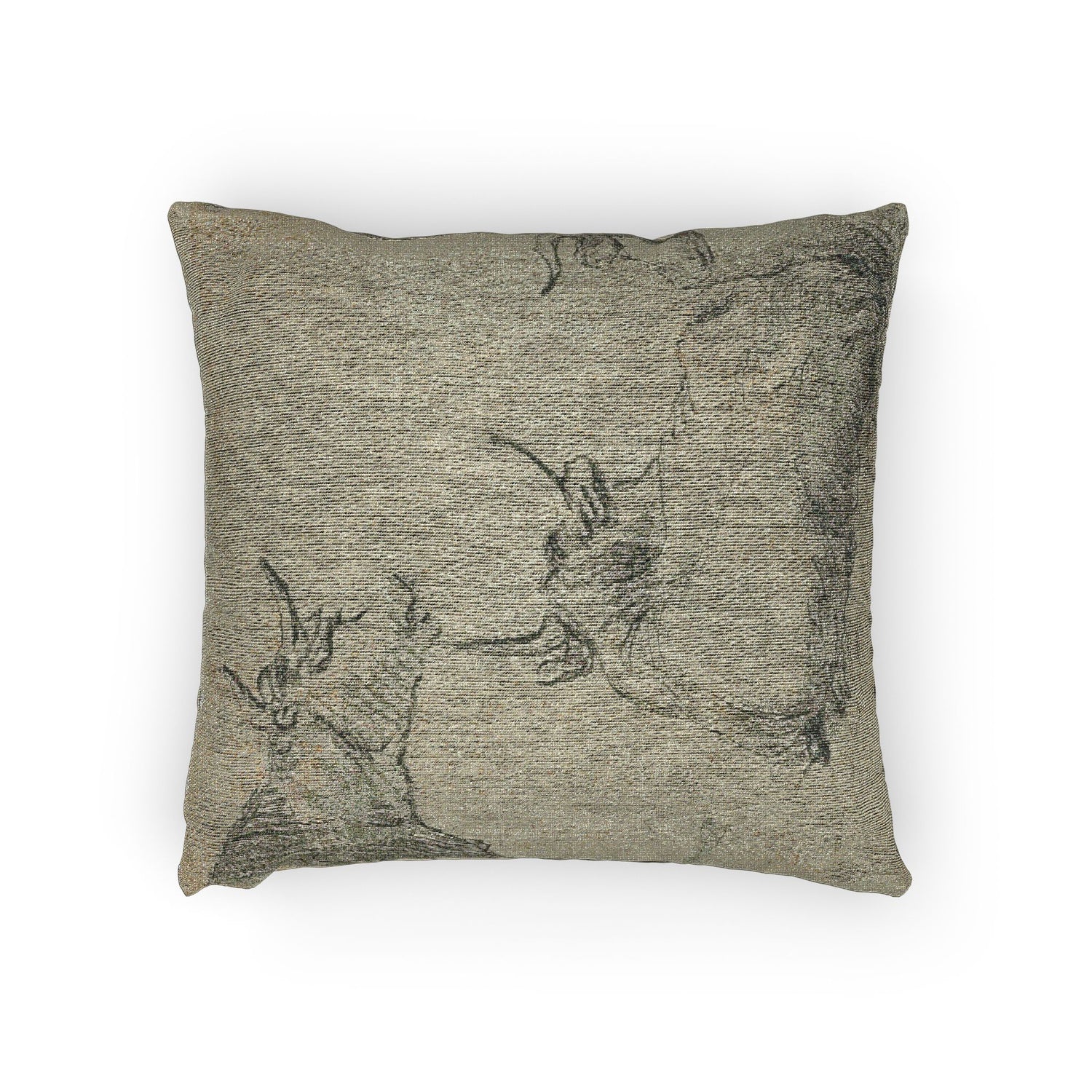 Aelbert Cuyp - Three Sketches of Cows | Woven Pillow