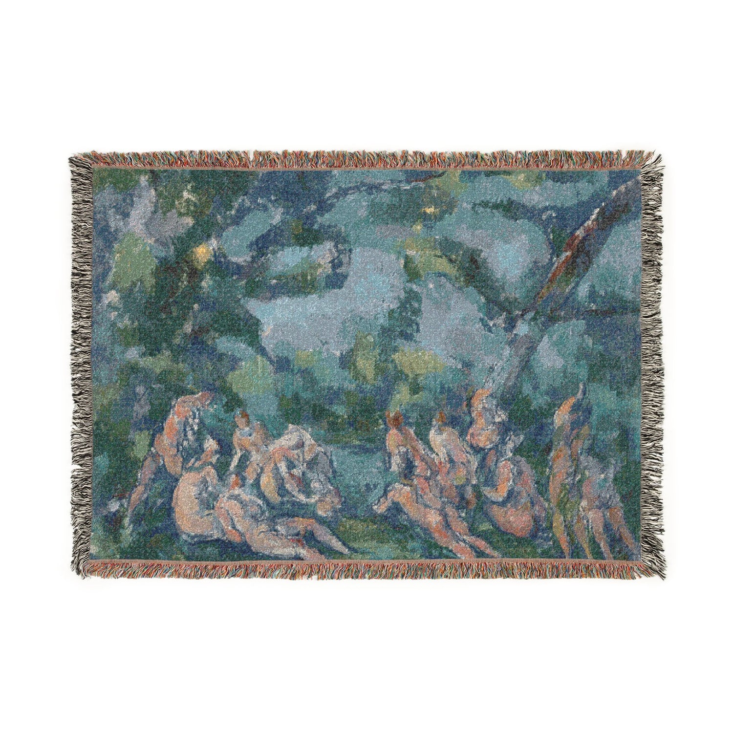 The Bathers - Paul Cezanne Tapestry Blanket