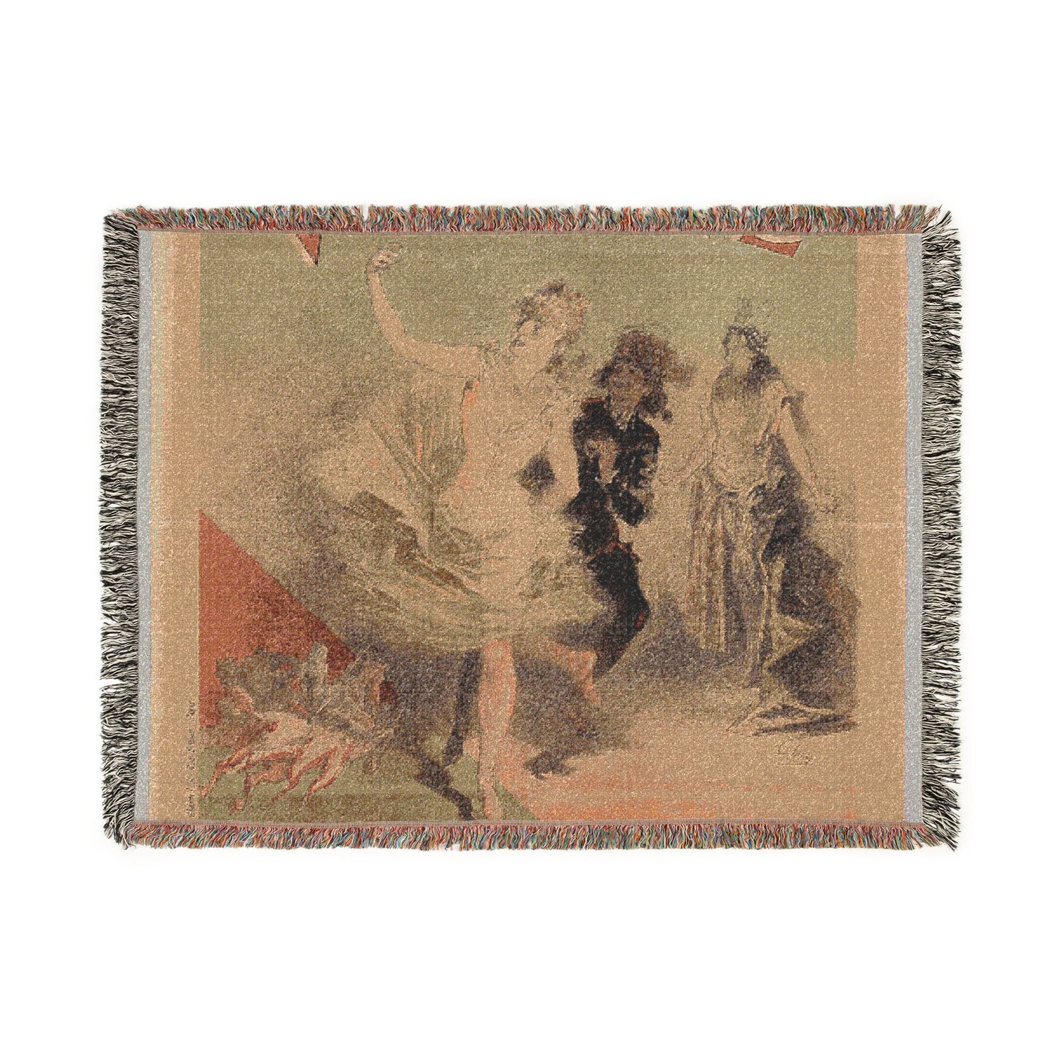 Viviane - Jules Chéret Tapestry Blanket
