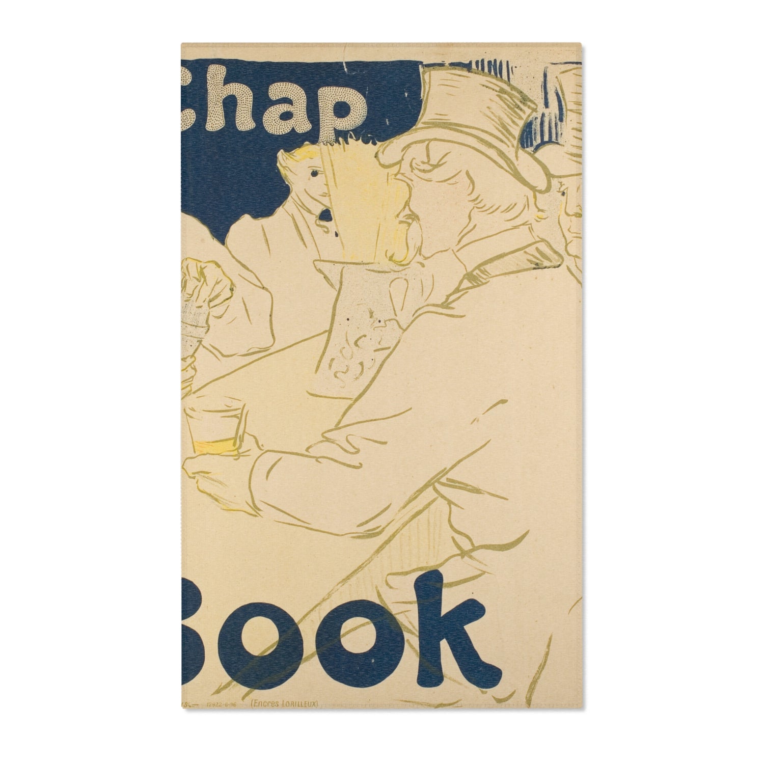 Irish and American Bar, Rue Royale - Henri de Toulouse-Lautrec Area Rug