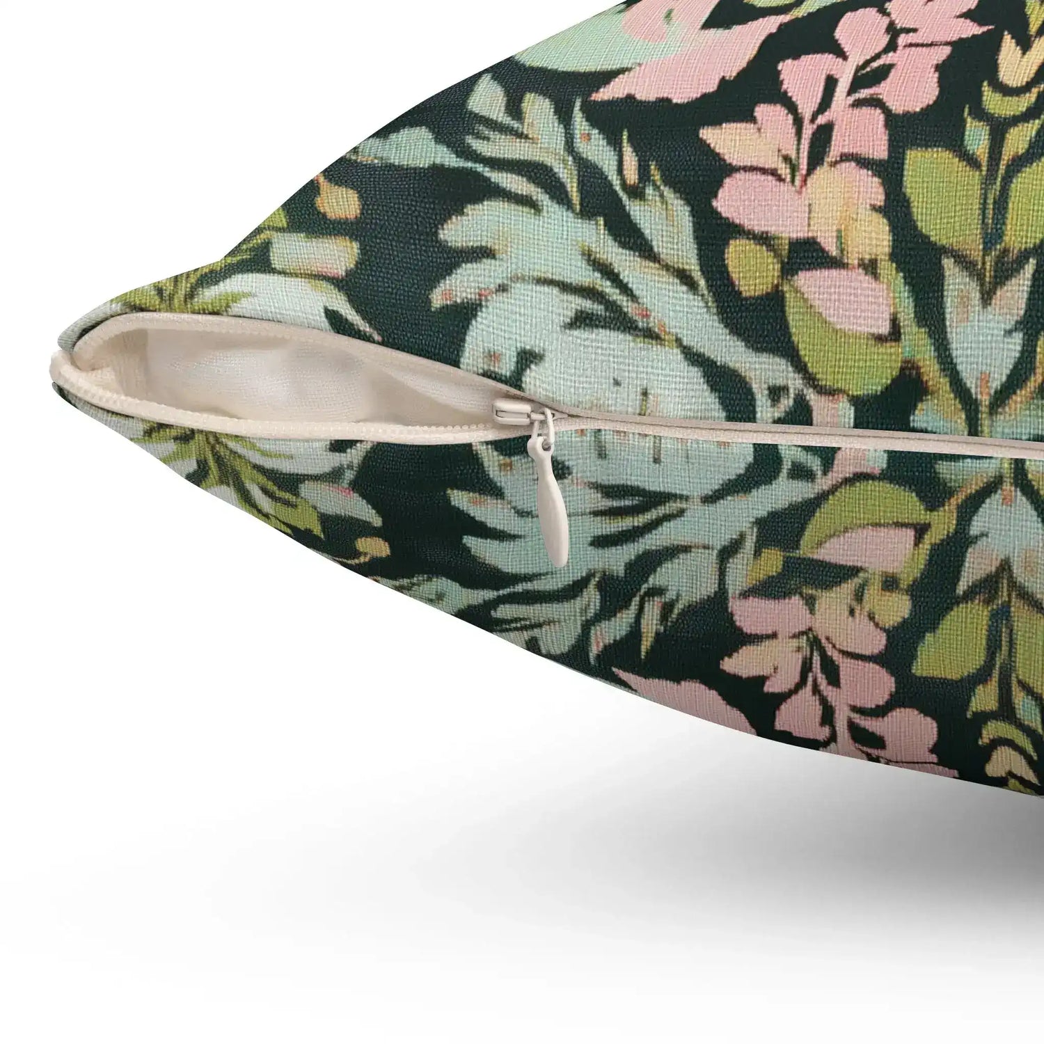 Folk Phoenix Garden Throw Pillow