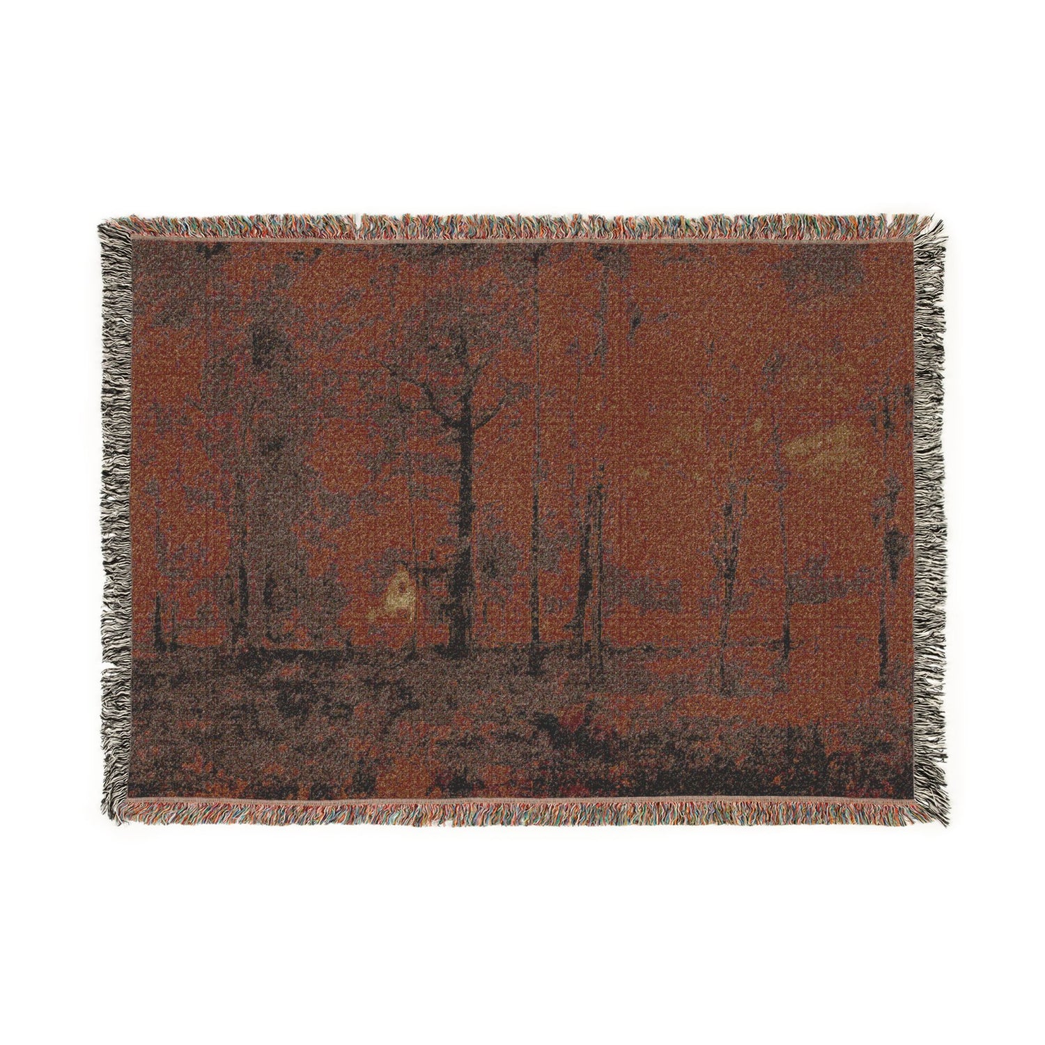 Autumn Woods - George Inness Tapestry Blanket