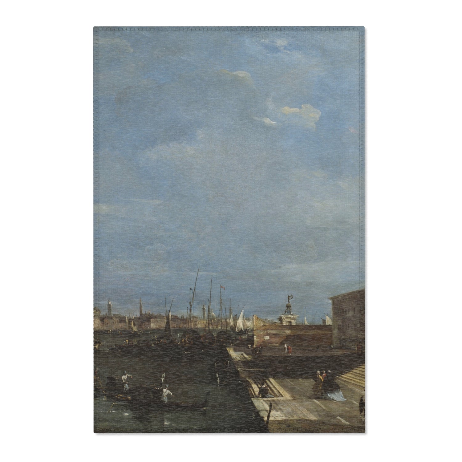 The Grand Canal, Venice - Francesco Guardi Area Rug