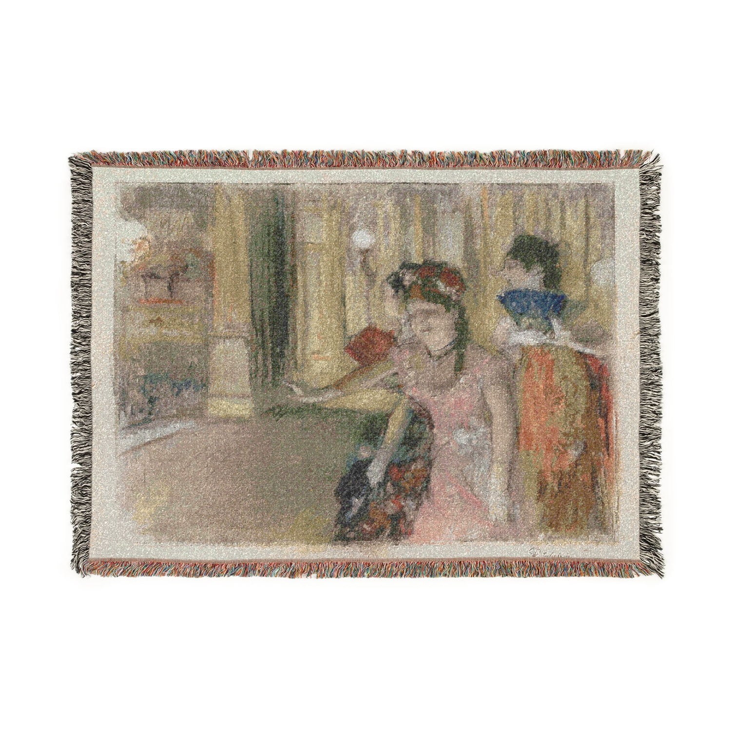 Singers on the Stage - Hilaire Germain Edgar Degas Tapestry Blanket
