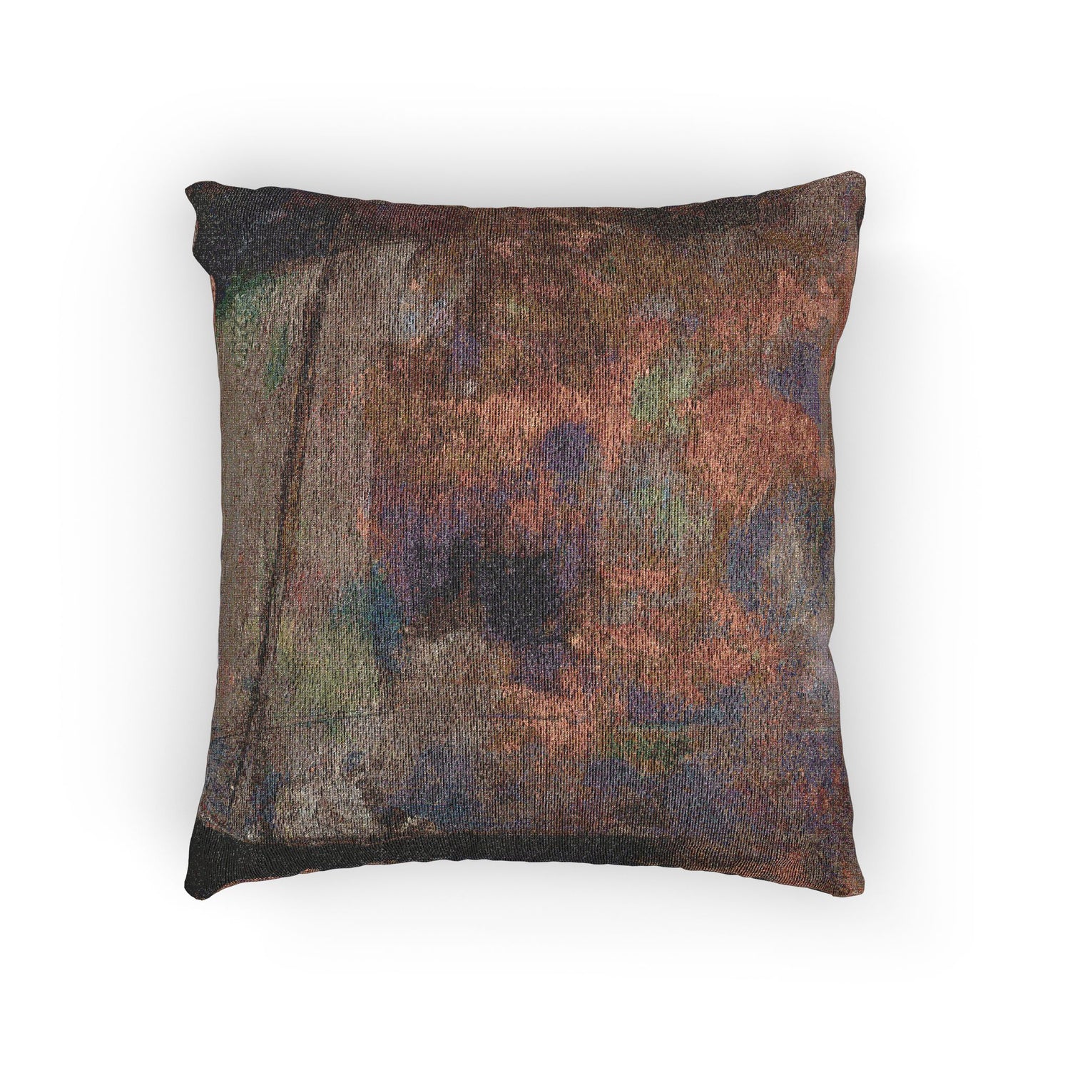 Odilon Redon - Flower Clouds | Woven Pillow