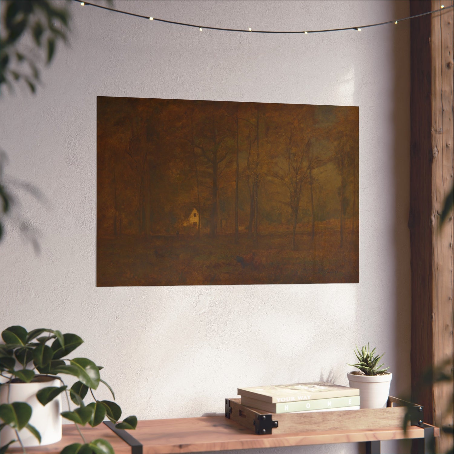 Autumn Woods - George Inness Fine Art Poster