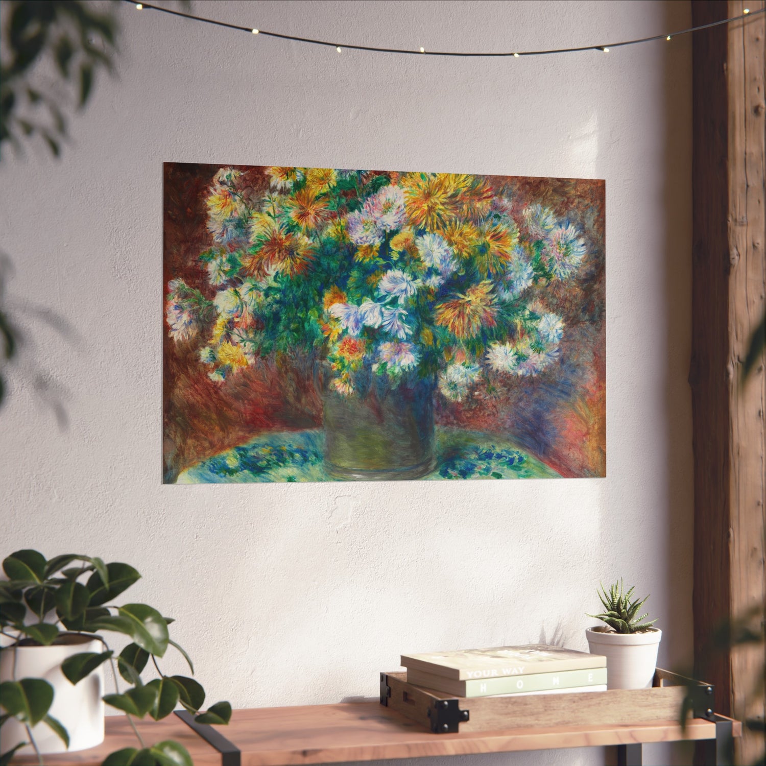 Chrysanthemums - Pierre-Auguste Renoir Fine Art Poster