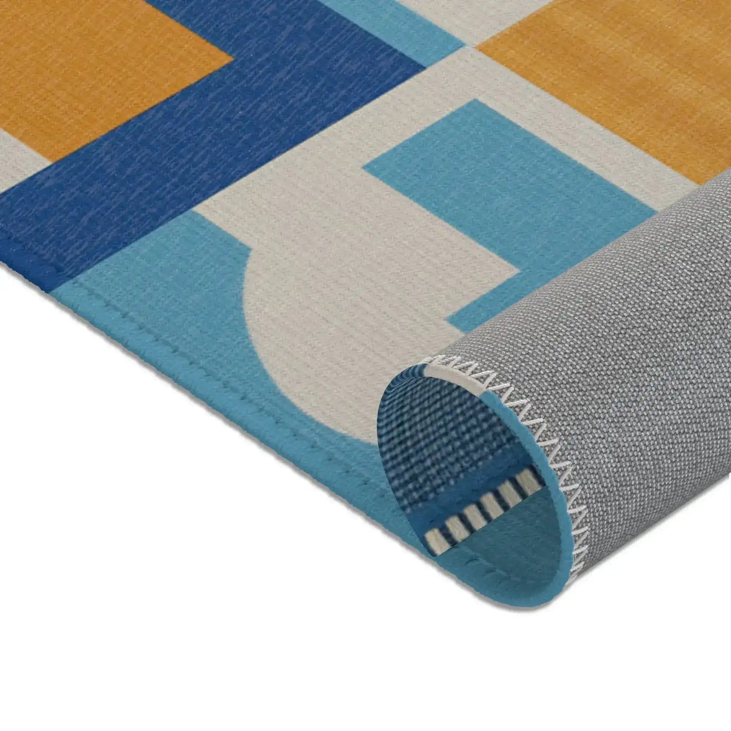 Modernist Patchwork Accent Rug
