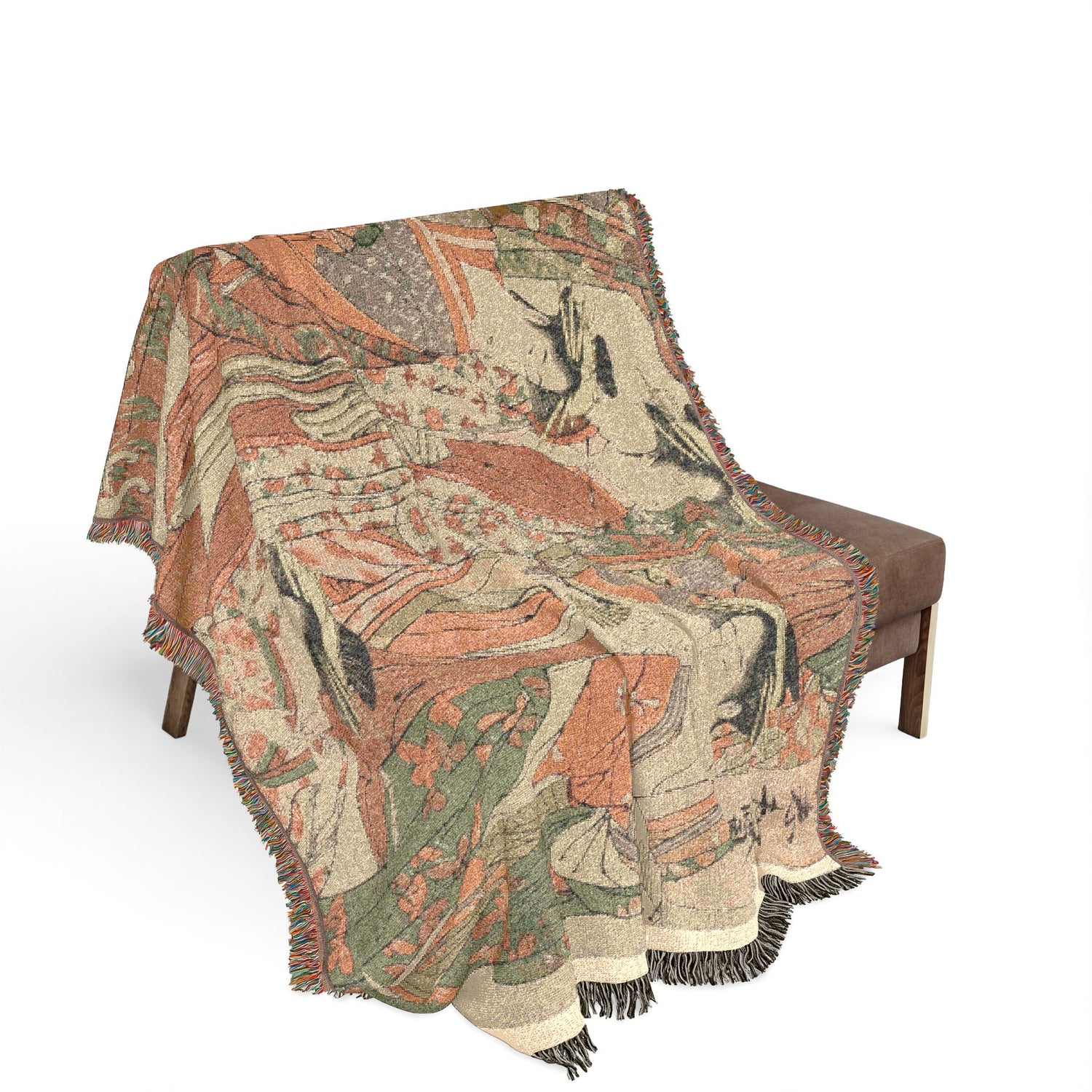 Seven Wise Women of the Pleasure Quarters Woven Throw Blanket
