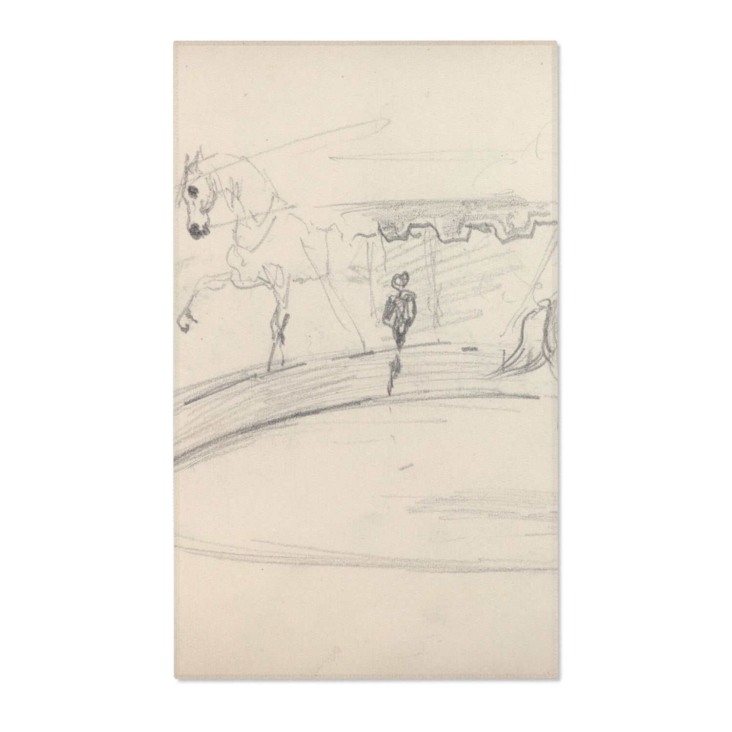 Sketchbook - Henri de Toulouse-Lautrec Area Rug