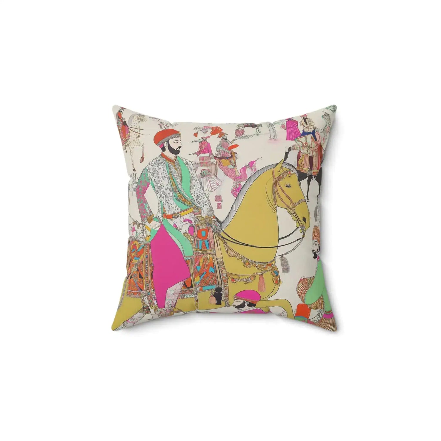 Royal Procession Throw Pillow