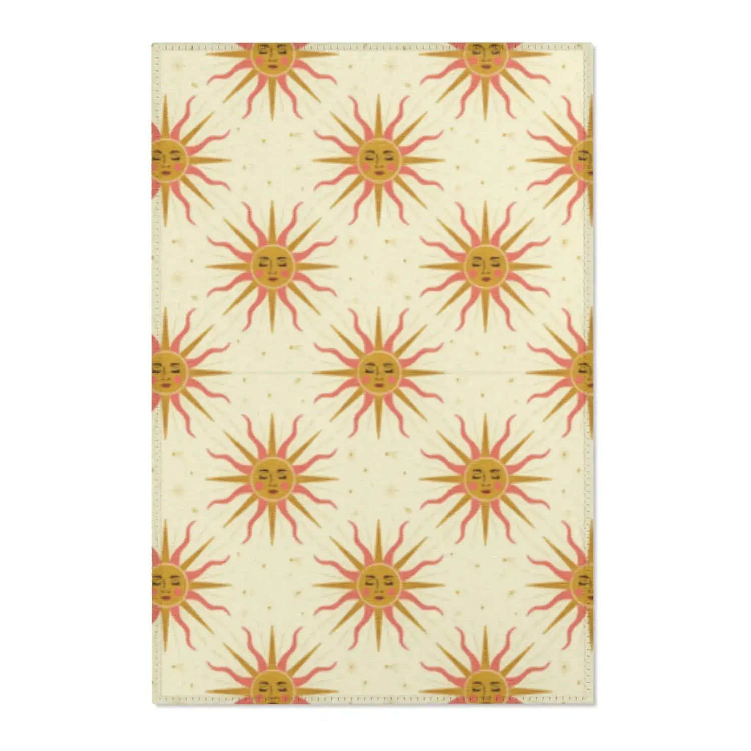 Boho Celestial Sunburst Accent Rug