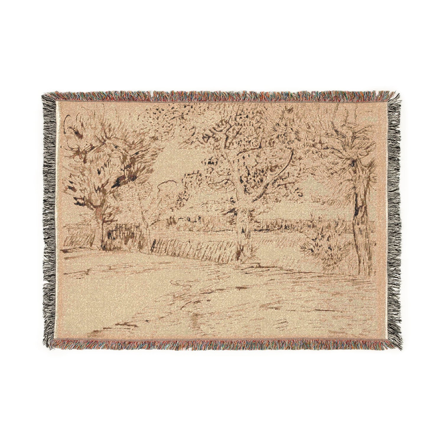 Landscape at Arles - Vincent van Gogh Tapestry Blanket