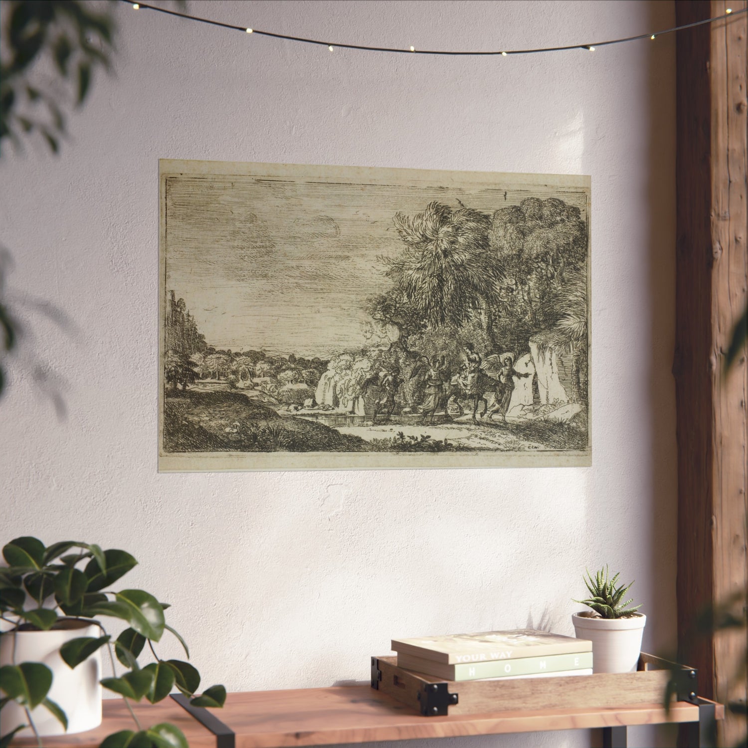 The Flight into Egypt - Claude Lorrain Fine Art Poster