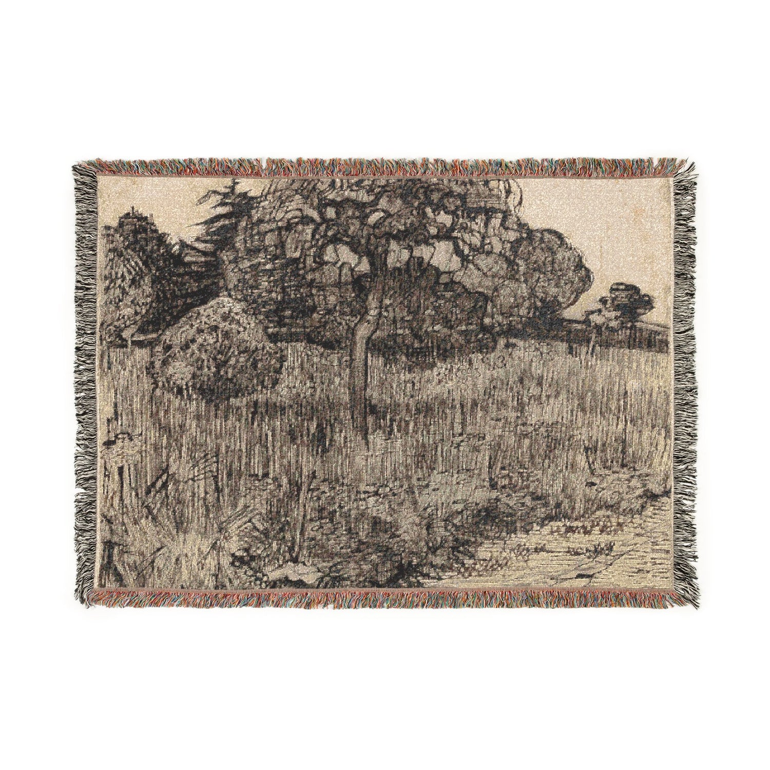 Weeping Tree - Vincent van Gogh Tapestry Blanket