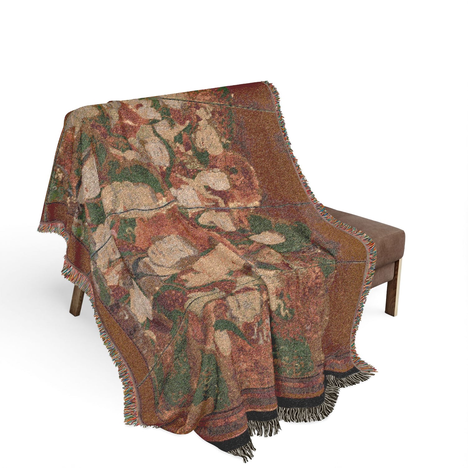 Buddhist Deities Woven Throw Blanket