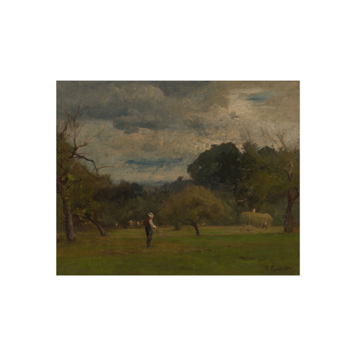 George Inness - Harvest, Montclair, New Jersey | Fine Art Poster