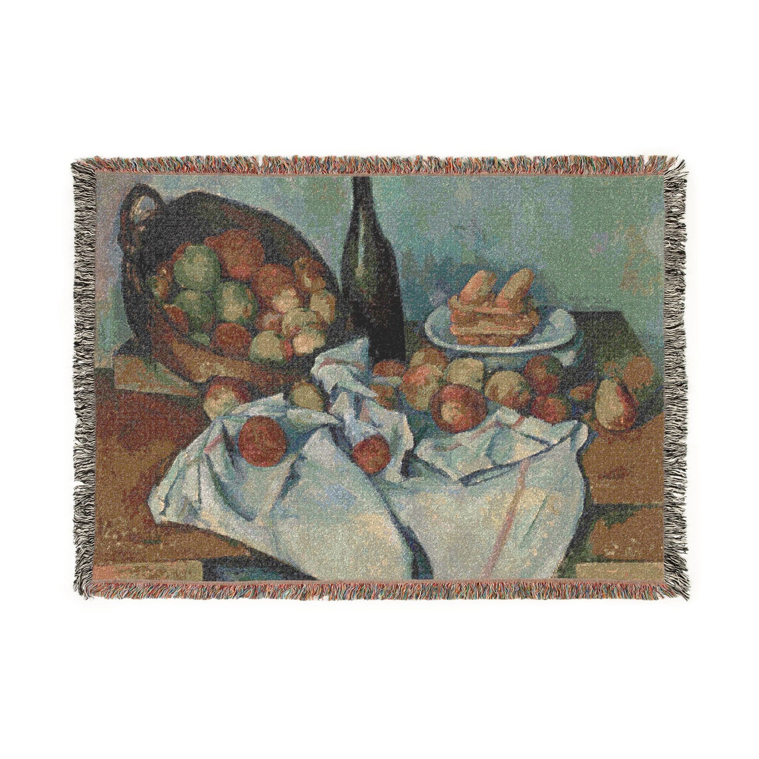 The Basket of Apples - Paul Cezanne Tapestry Blanket