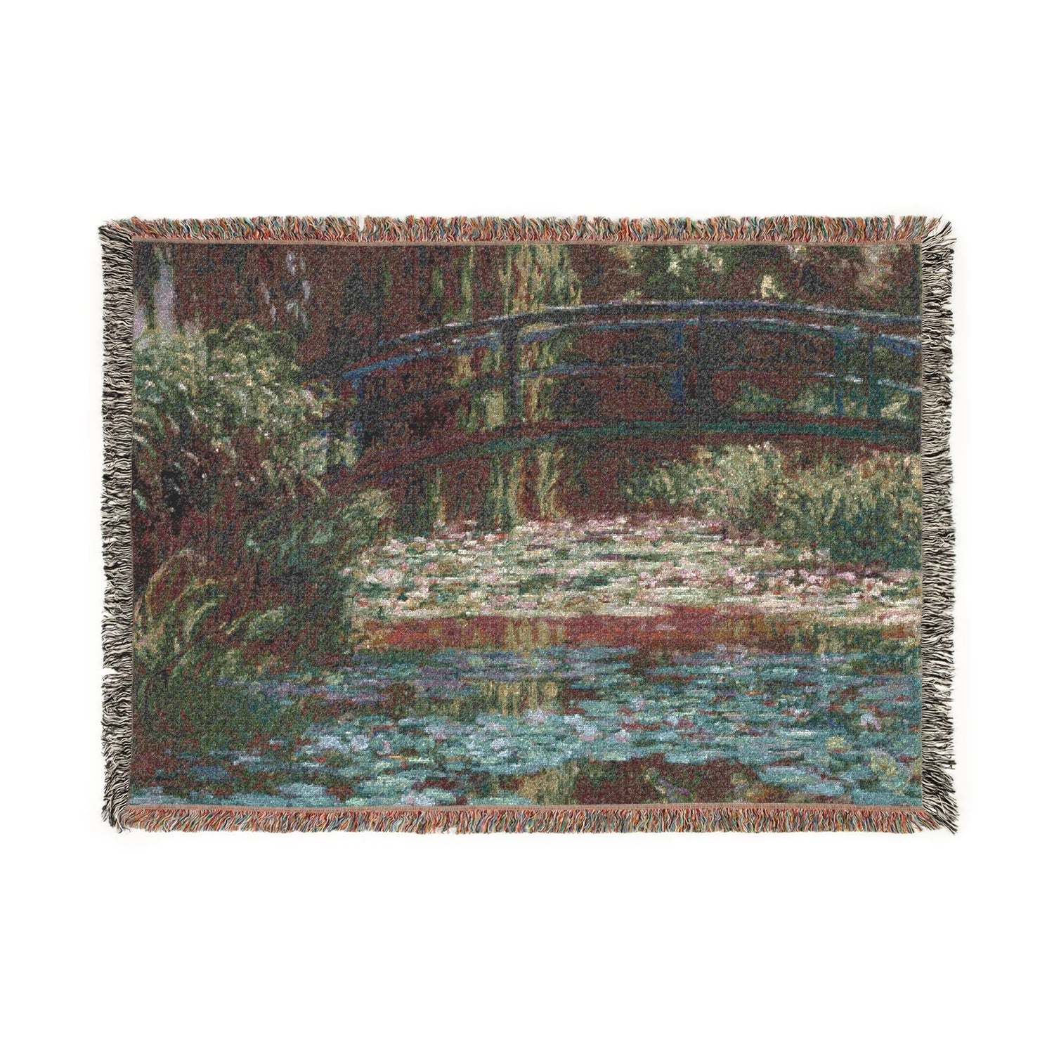Water Lily Pond - Claude Monet Tapestry Blanket